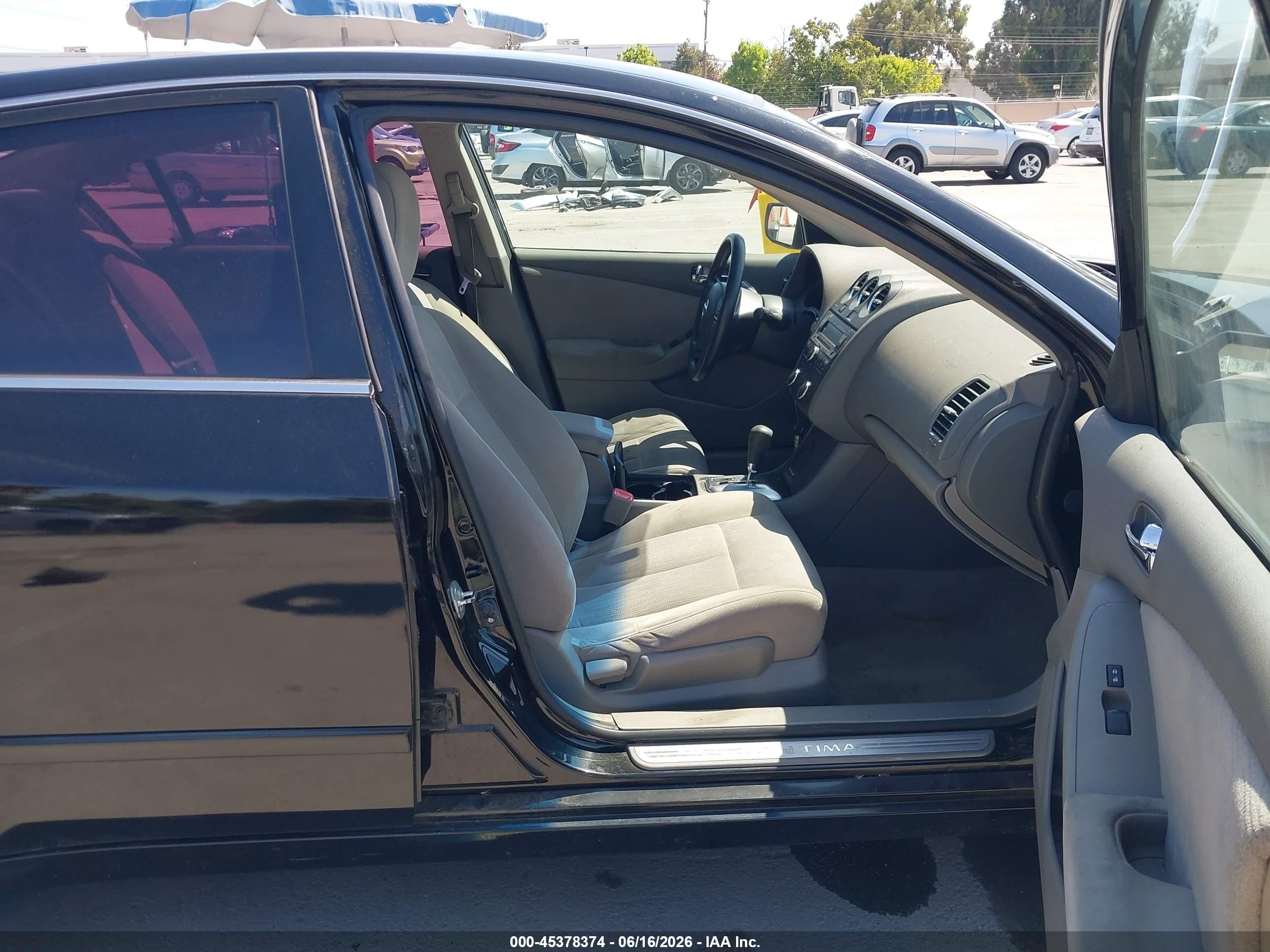 2012 Nissan Altima 2.5 S Black vin: 1N4AL2AP3CN458678