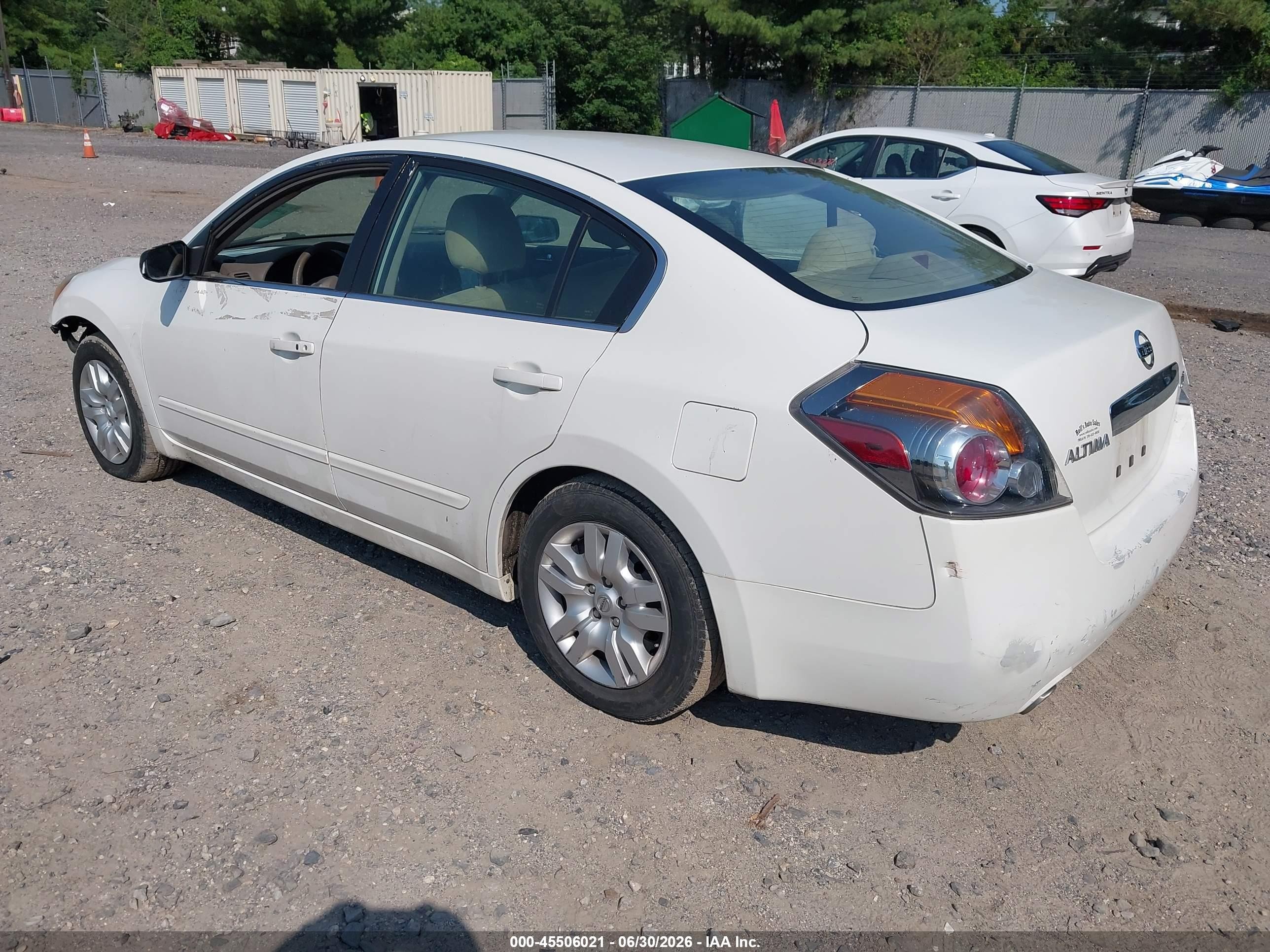 2012 Nissan Altima 2.5 S Белый vin: 1N4AL2AP3CN460009