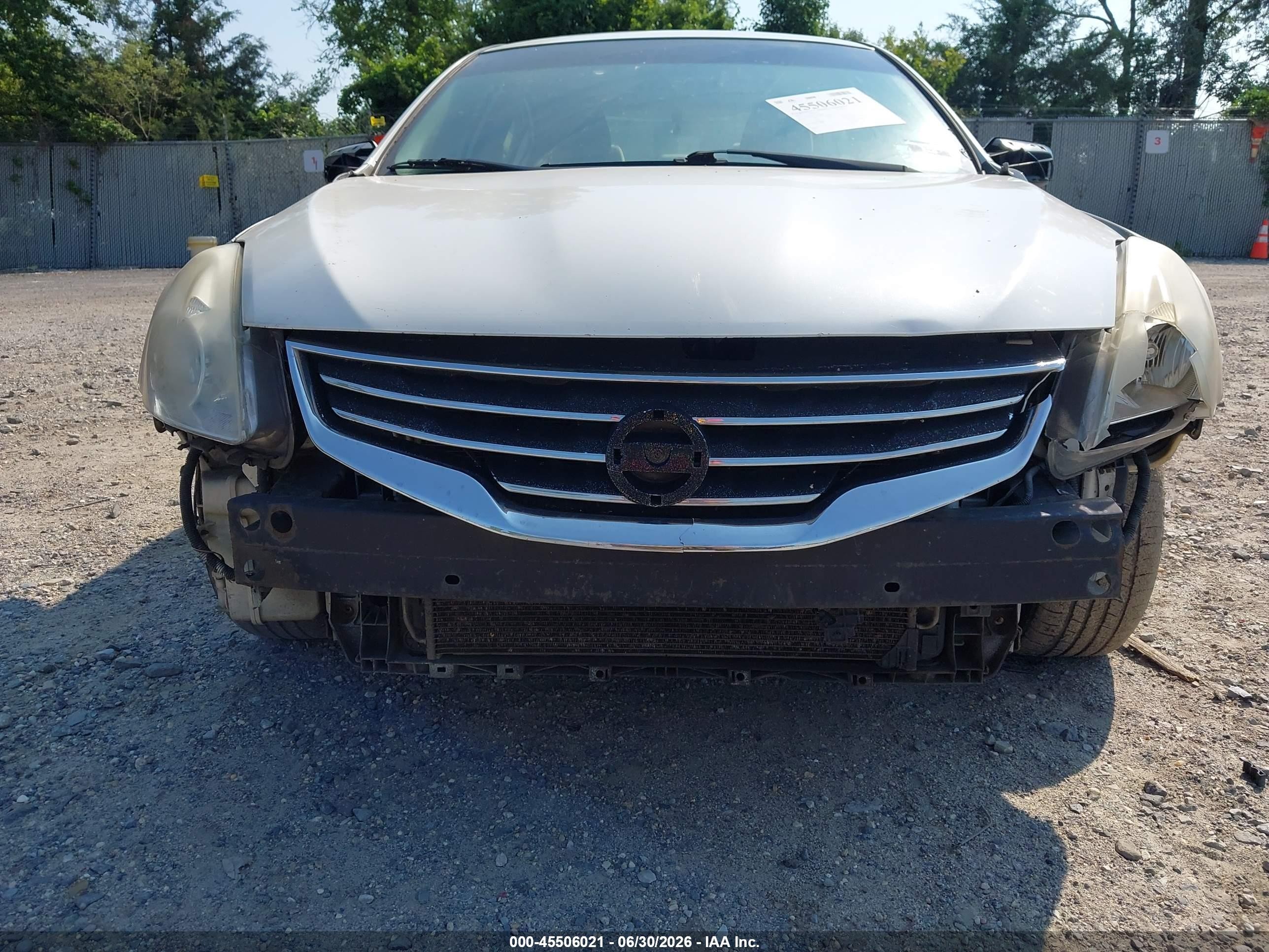2012 Nissan Altima 2.5 S Белый vin: 1N4AL2AP3CN460009