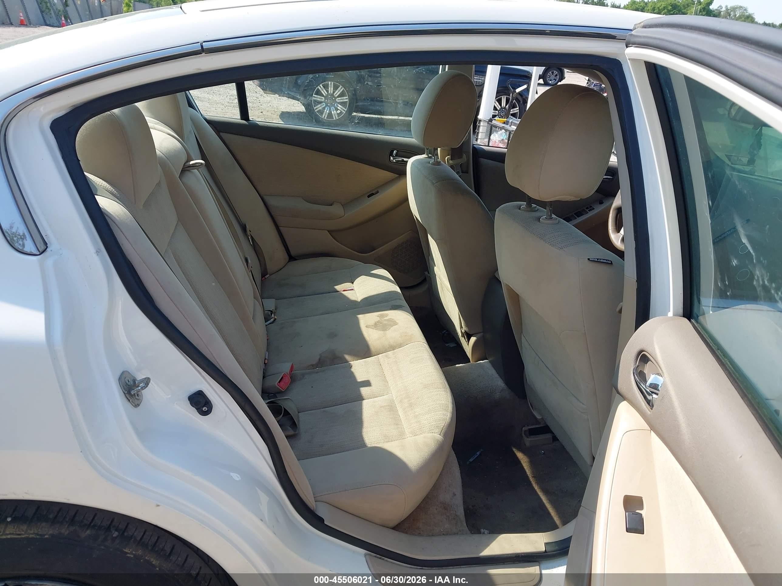 2012 Nissan Altima 2.5 S Белый vin: 1N4AL2AP3CN460009