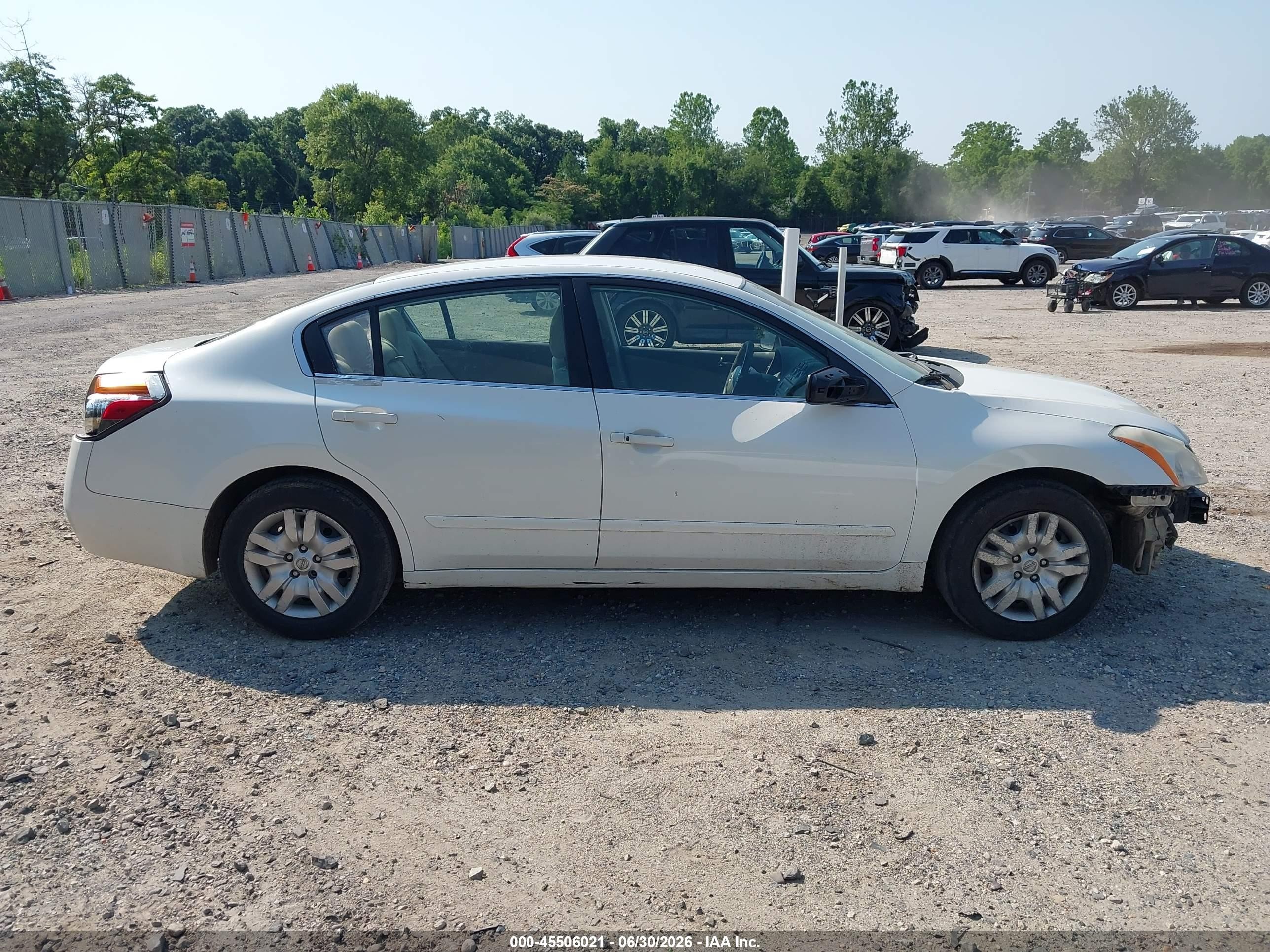2012 Nissan Altima 2.5 S Белый vin: 1N4AL2AP3CN460009