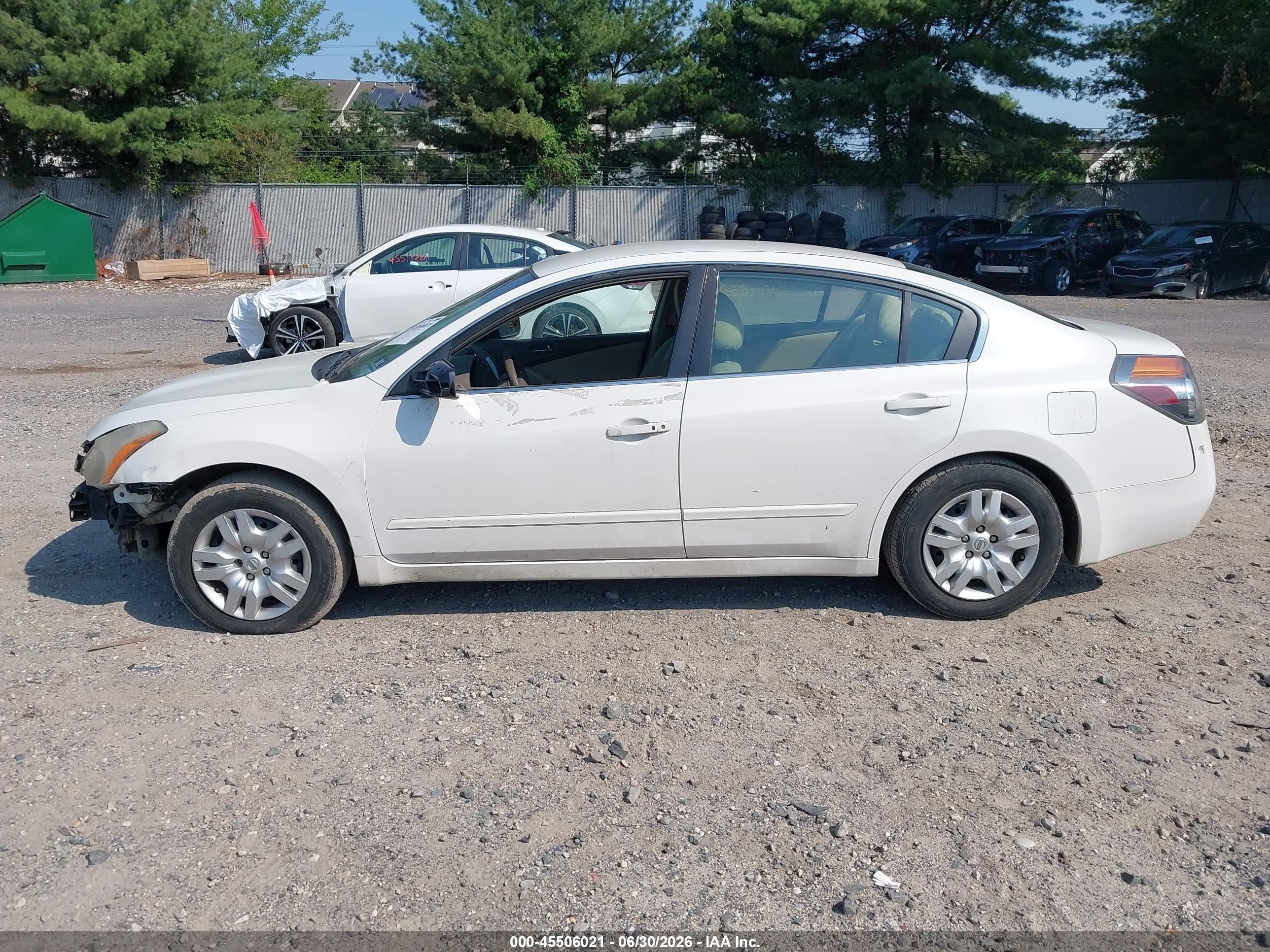2012 Nissan Altima 2.5 S Белый vin: 1N4AL2AP3CN460009