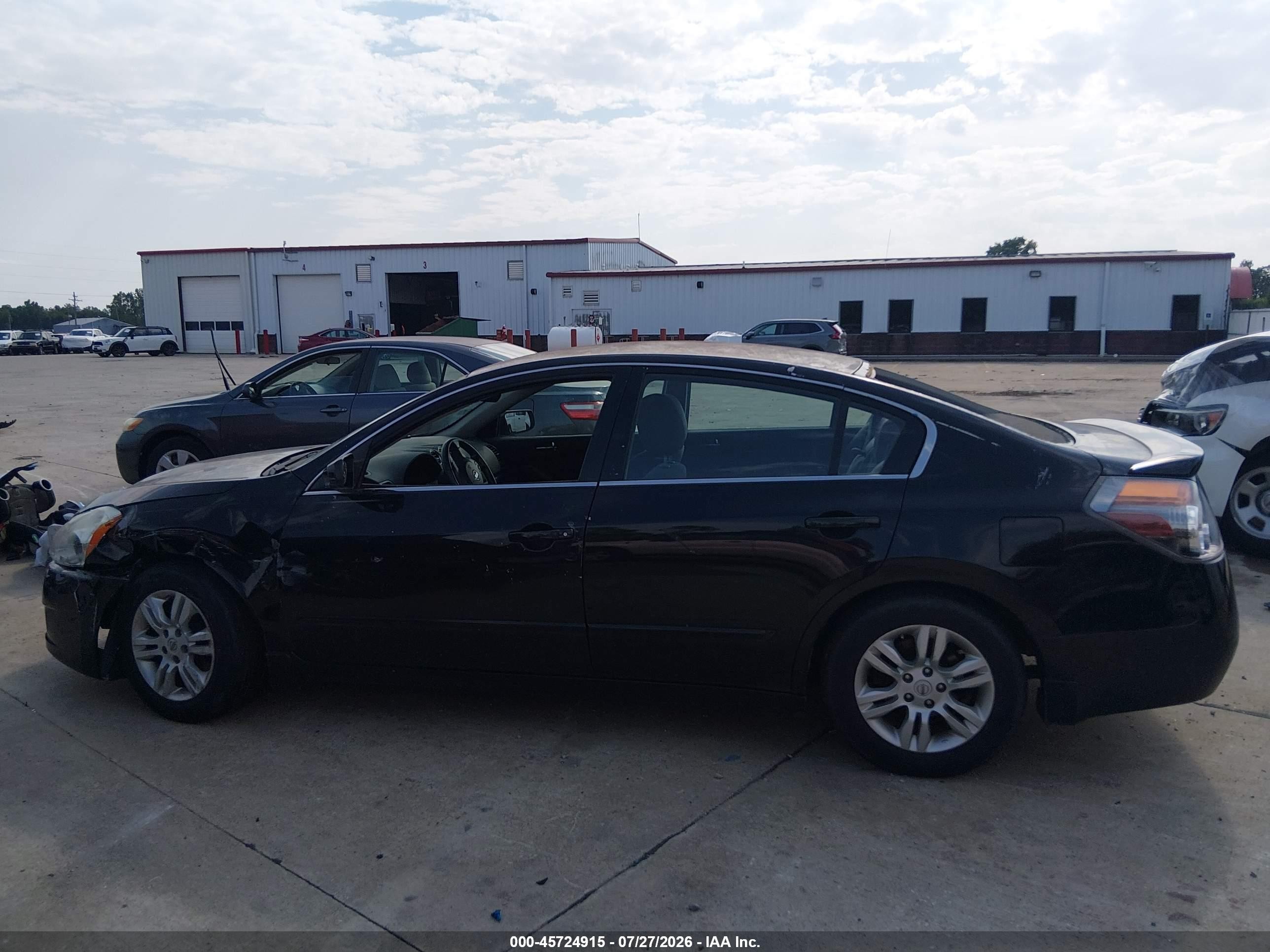 2012 Nissan Altima 2.5 S Black vin: 1N4AL2AP3CN460995