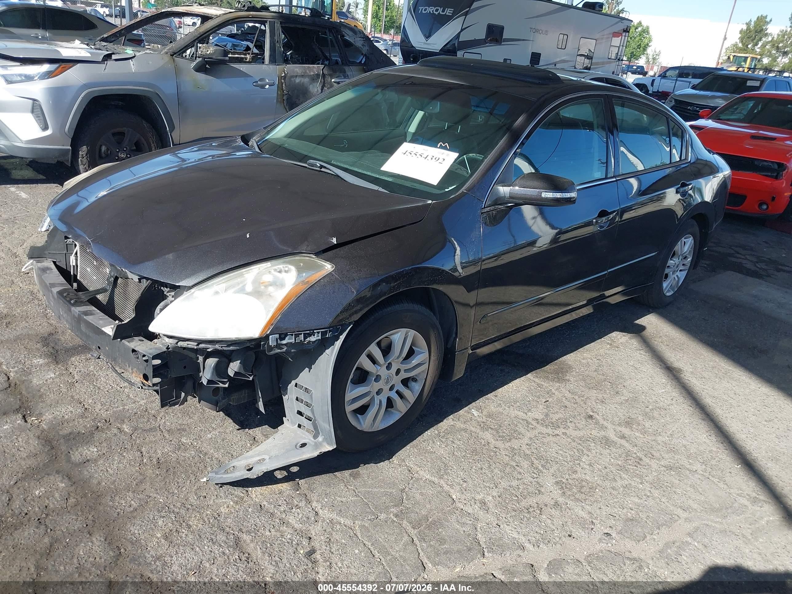 2012 Nissan Altima 2.5 S Черный vin: 1N4AL2AP3CN464870