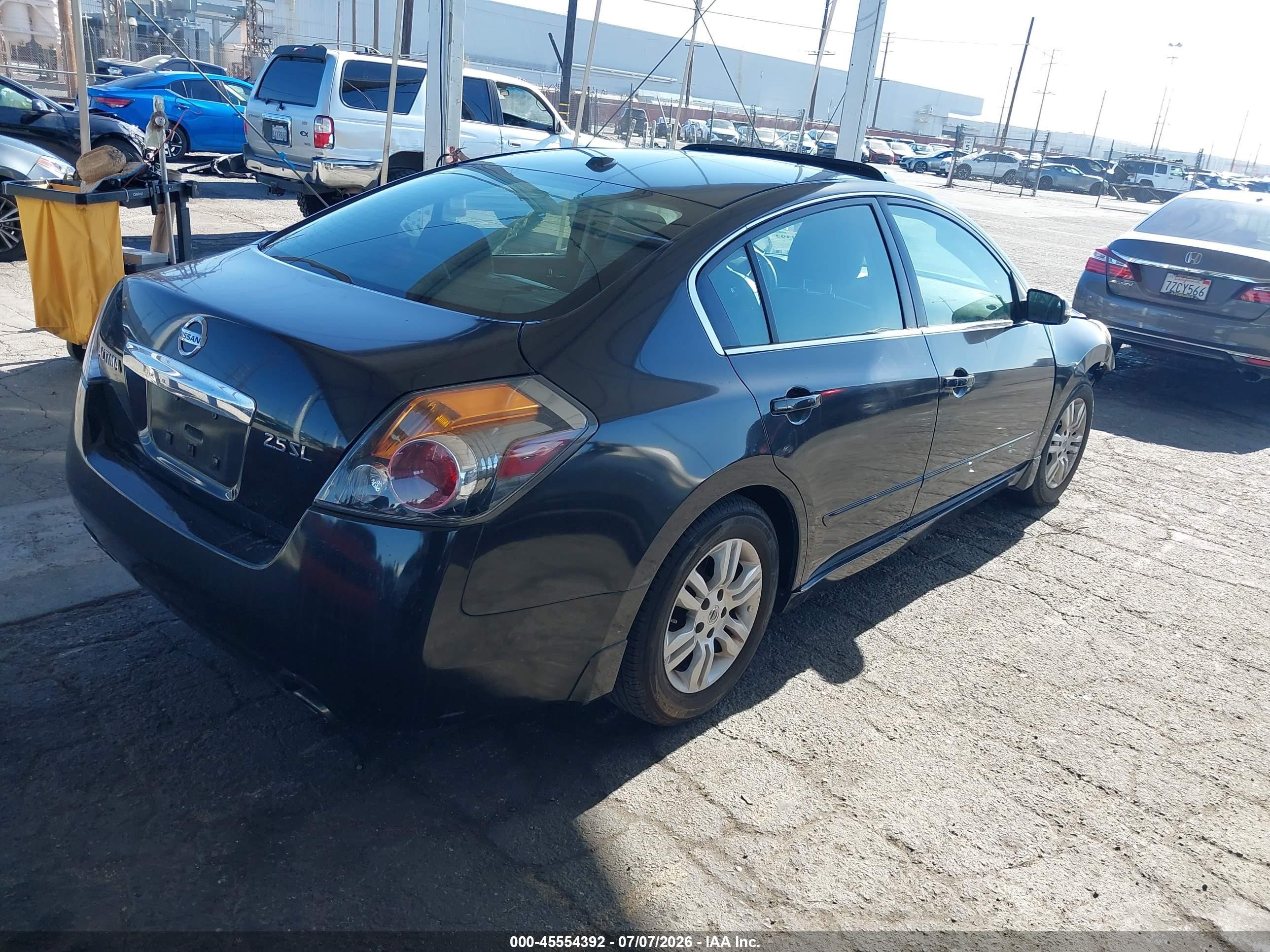 2012 Nissan Altima 2.5 S Черный vin: 1N4AL2AP3CN464870