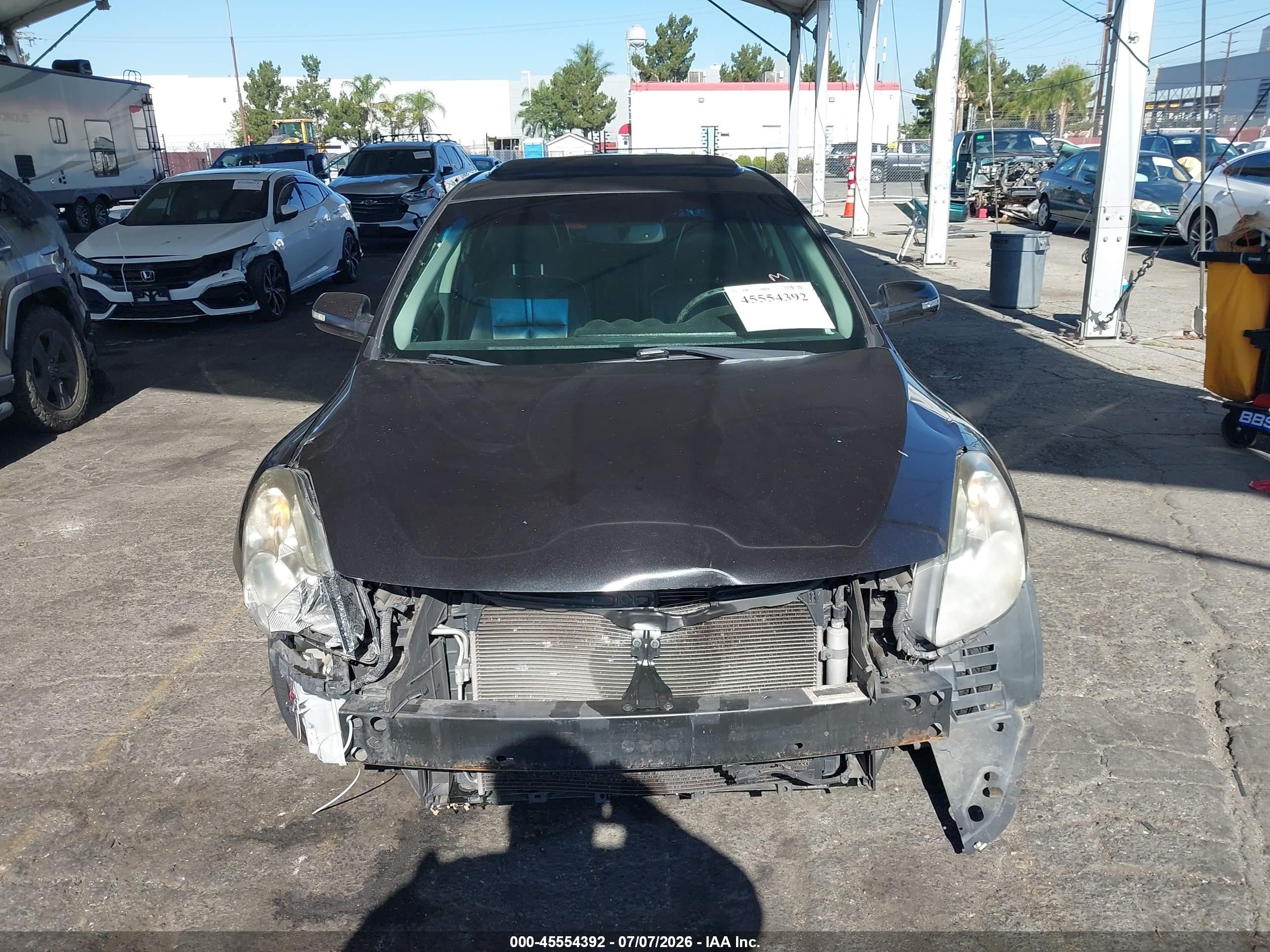 2012 Nissan Altima 2.5 S Черный vin: 1N4AL2AP3CN464870