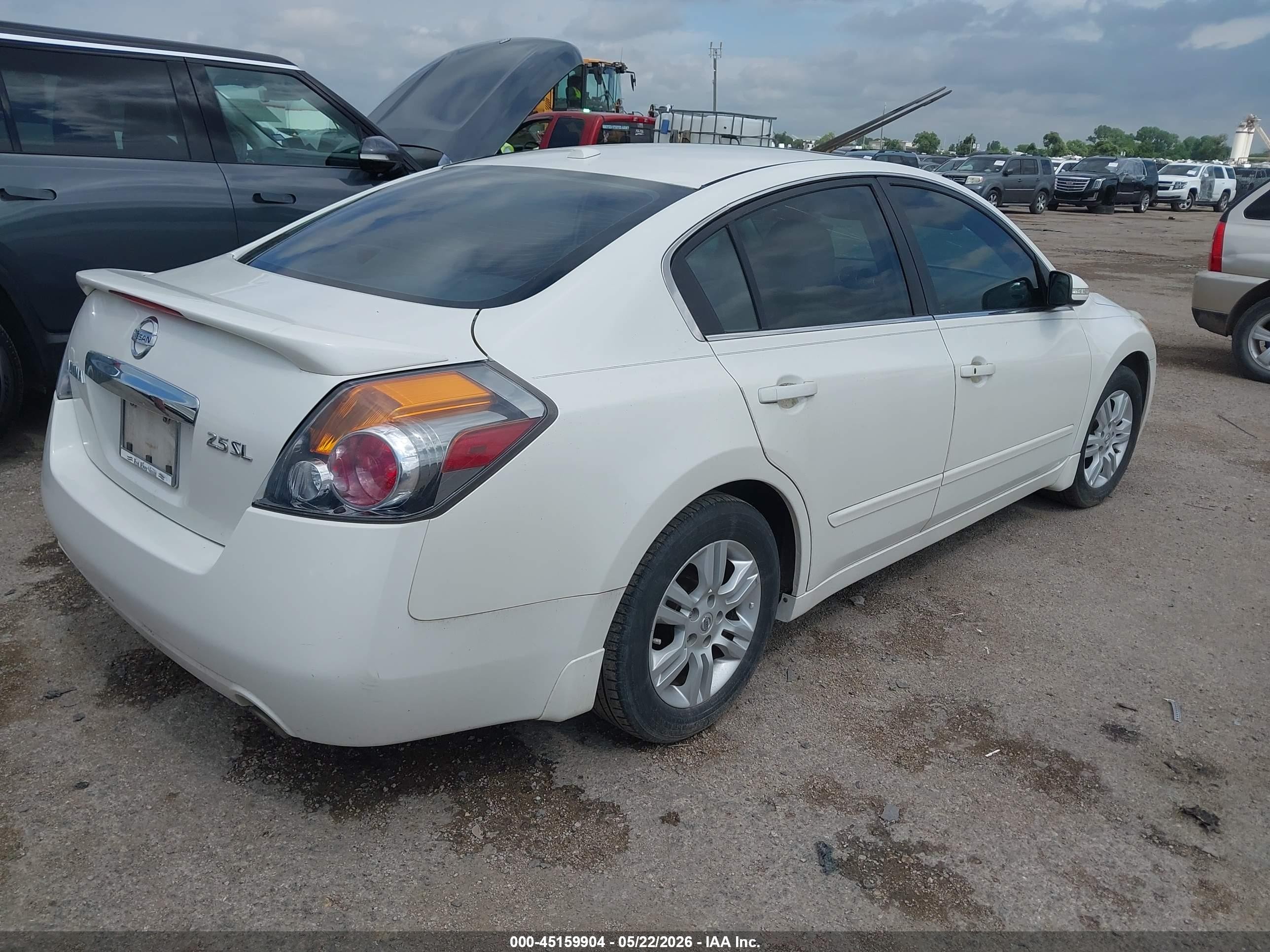 2012 Nissan Altima 2.5 S White vin: 1N4AL2AP3CN469244