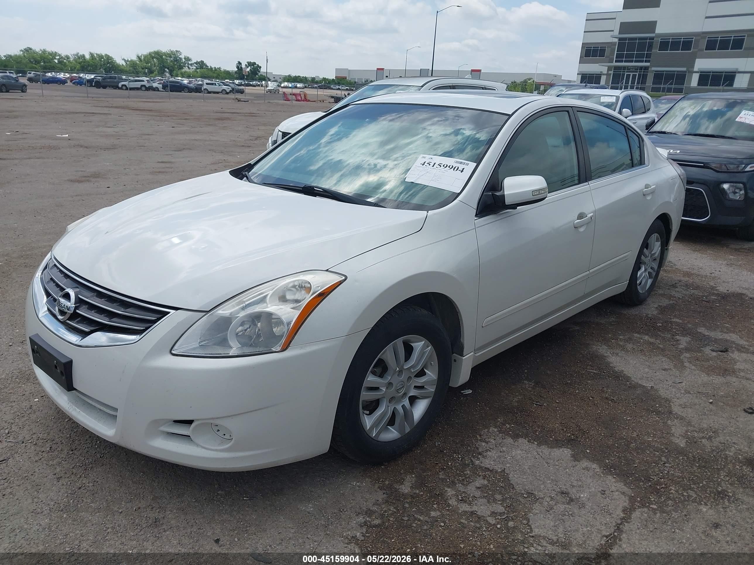 2012 Nissan Altima 2.5 S White vin: 1N4AL2AP3CN469244