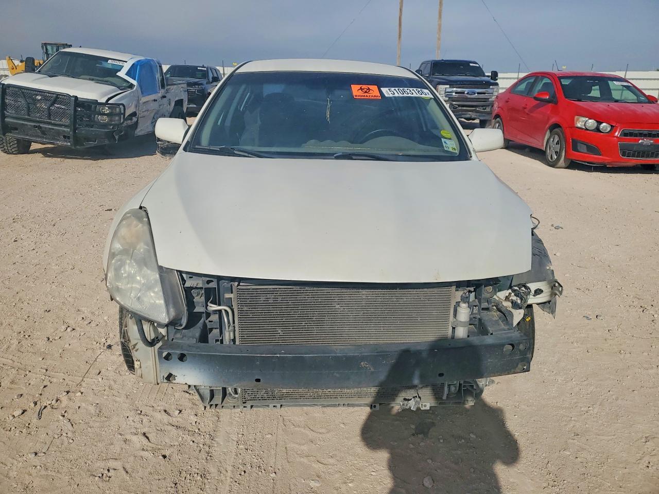 2012 Nissan Altima 2.5 White vin: 1N4AL2AP3CN486223
