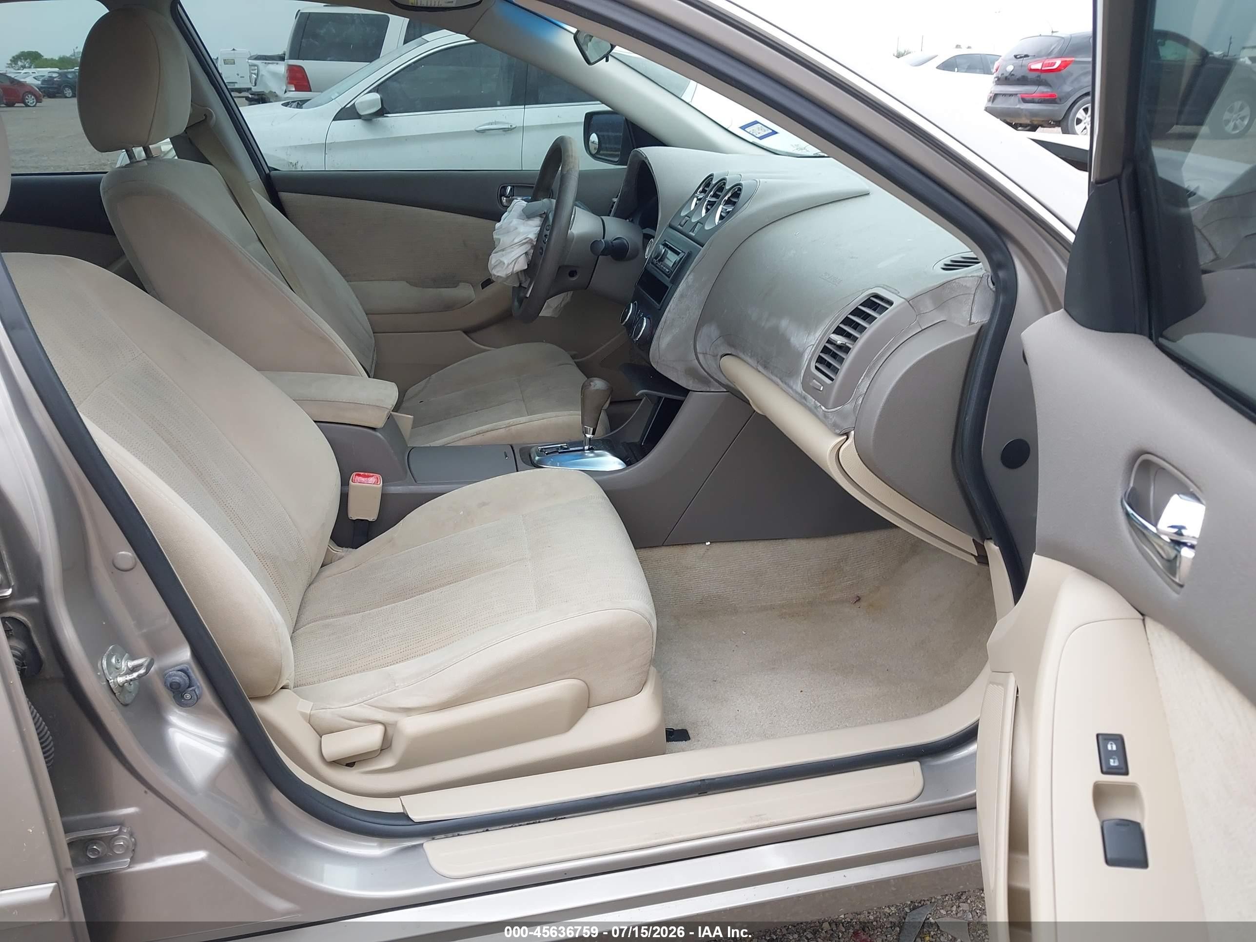 2012 Nissan Altima 2.5 S Tan vin: 1N4AL2AP3CN510133