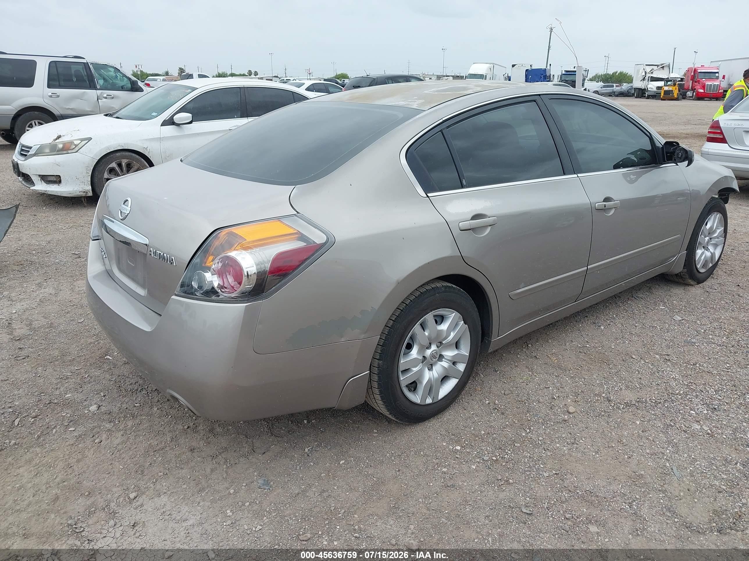 2012 Nissan Altima 2.5 S Tan vin: 1N4AL2AP3CN510133