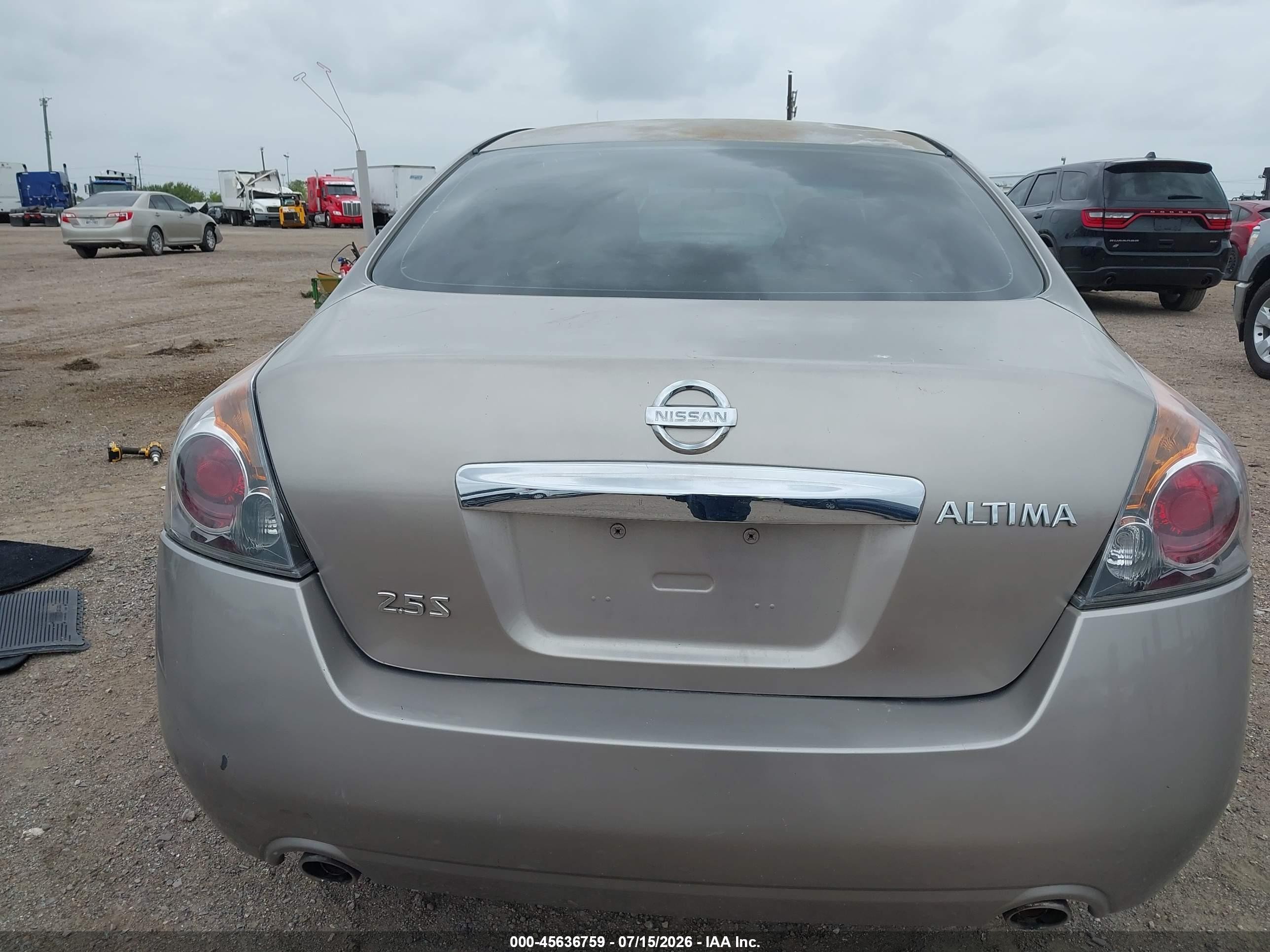 2012 Nissan Altima 2.5 S Tan vin: 1N4AL2AP3CN510133