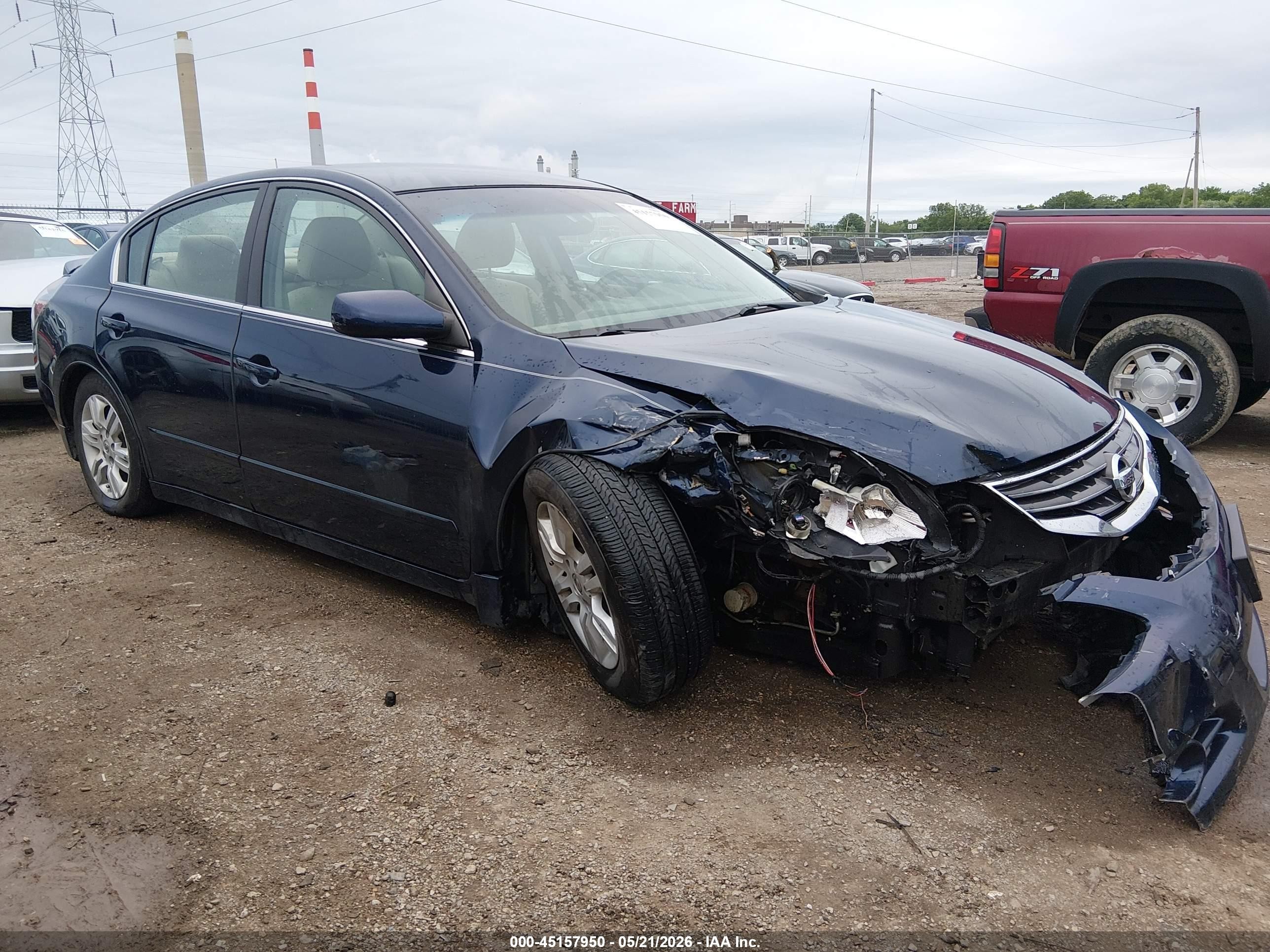 2012 Nissan Altima 2.5 S Blue vin: 1N4AL2AP3CN514084