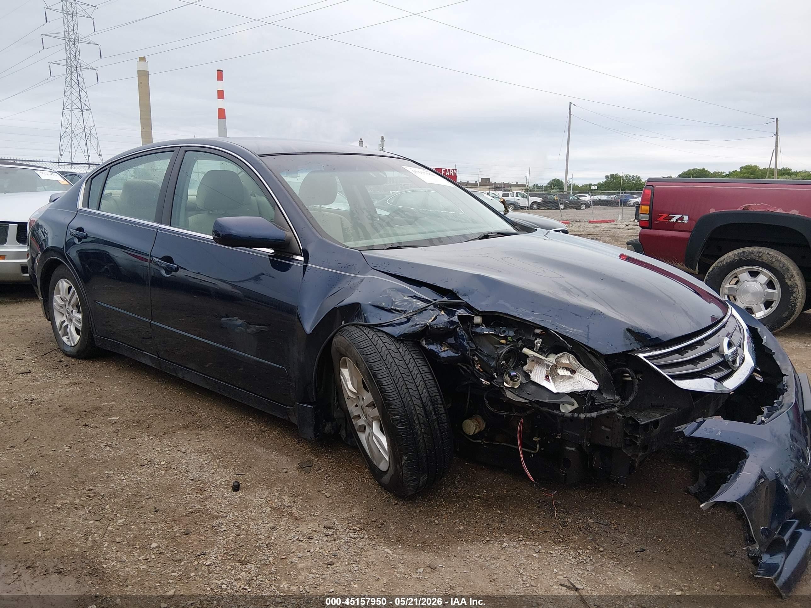2012 Nissan Altima 2.5 S Blue vin: 1N4AL2AP3CN514084