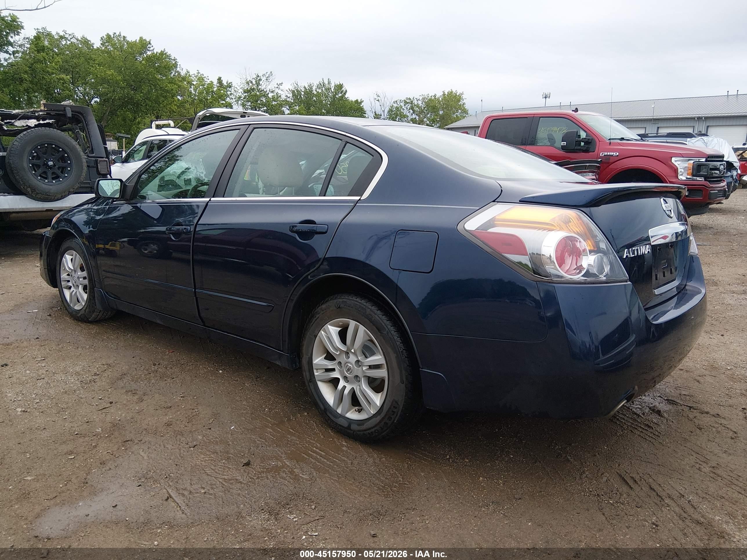 2012 Nissan Altima 2.5 S Blue vin: 1N4AL2AP3CN514084