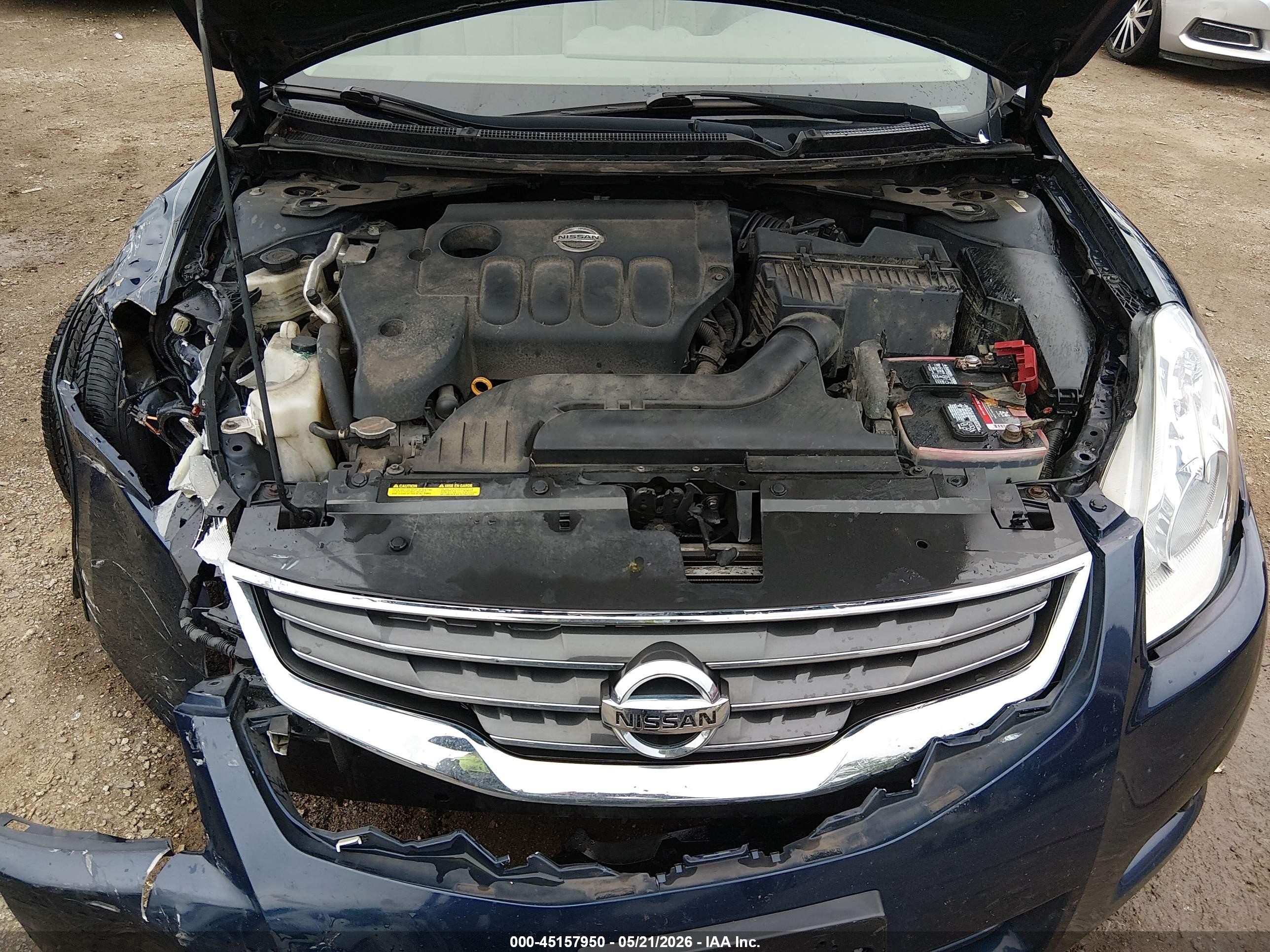 2012 Nissan Altima 2.5 S Blue vin: 1N4AL2AP3CN514084