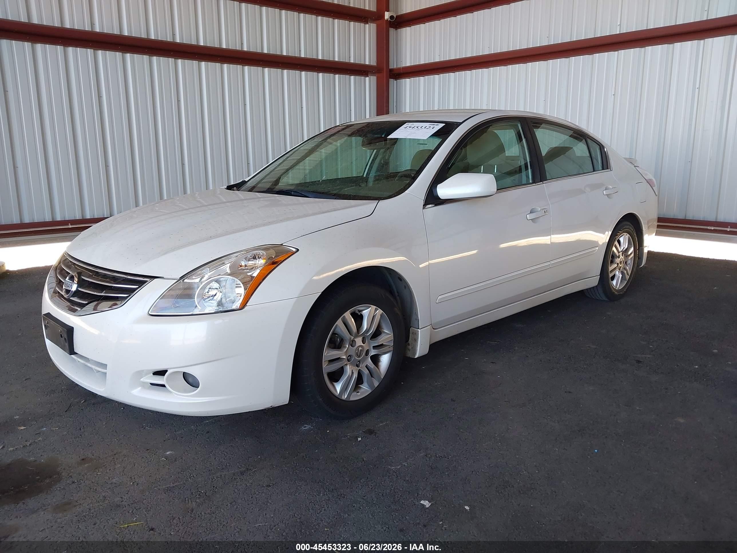 2012 Nissan Altima 2.5 S White vin: 1N4AL2AP3CN520564
