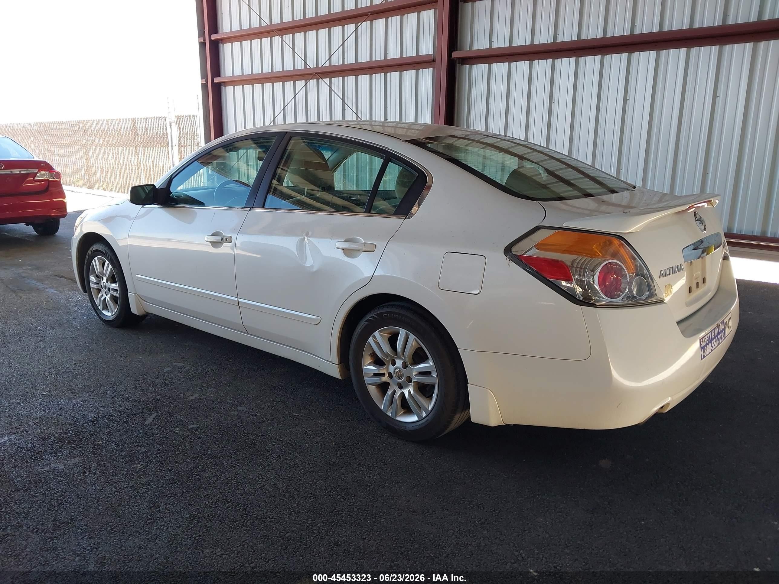 2012 Nissan Altima 2.5 S White vin: 1N4AL2AP3CN520564