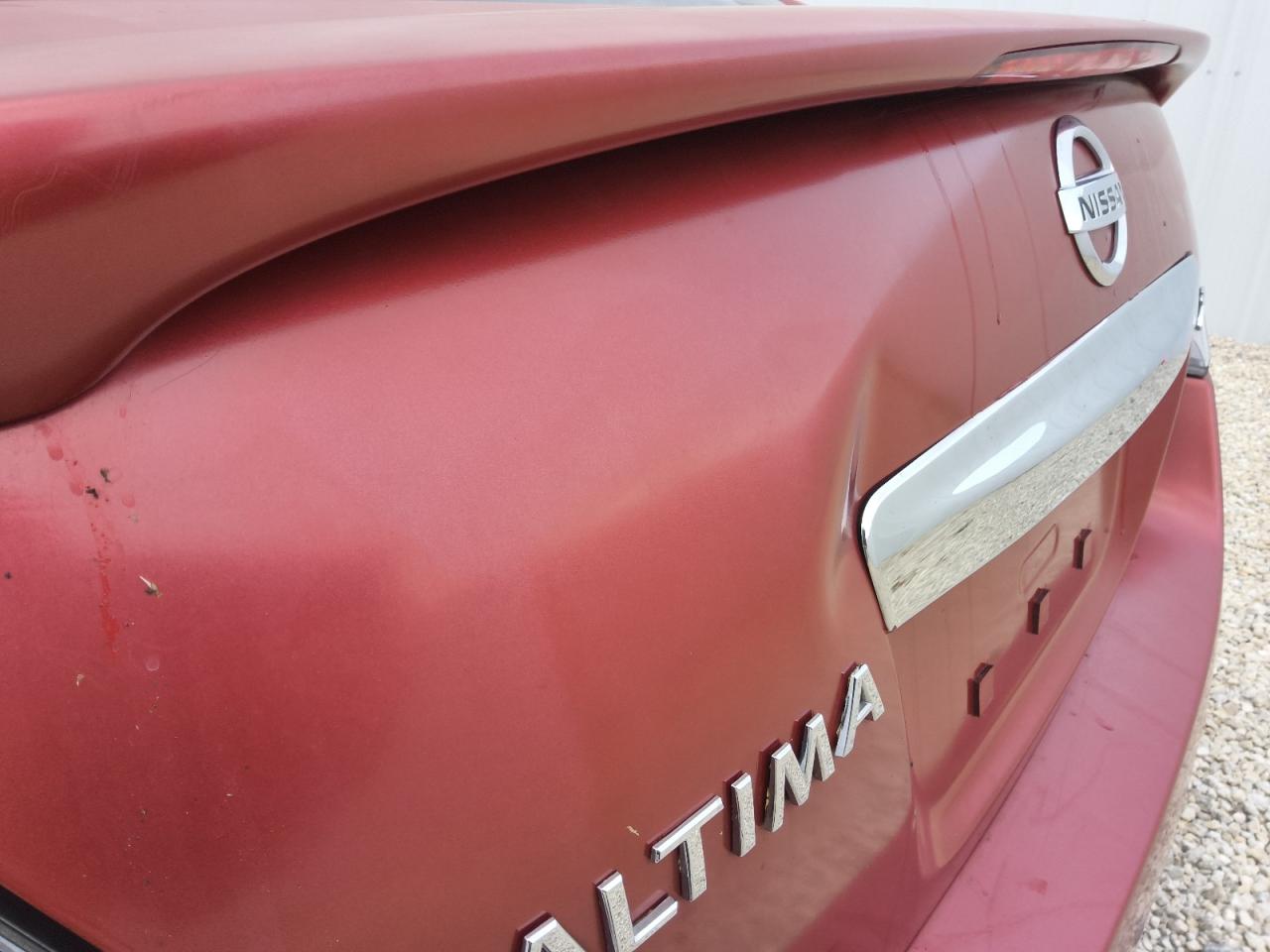 2012 Nissan Altima Base/s Красный vin: 1N4AL2AP3CN536330 Damage: Deck Lid, Dent(S) W/ Paint Dmg, > 12 Inches