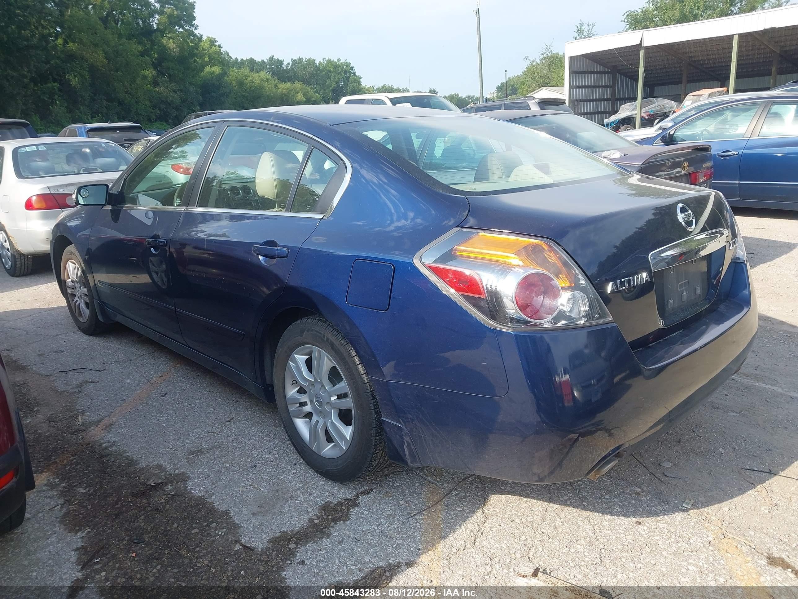 2012 Nissan Altima 2.5 S Blue vin: 1N4AL2AP3CN555248