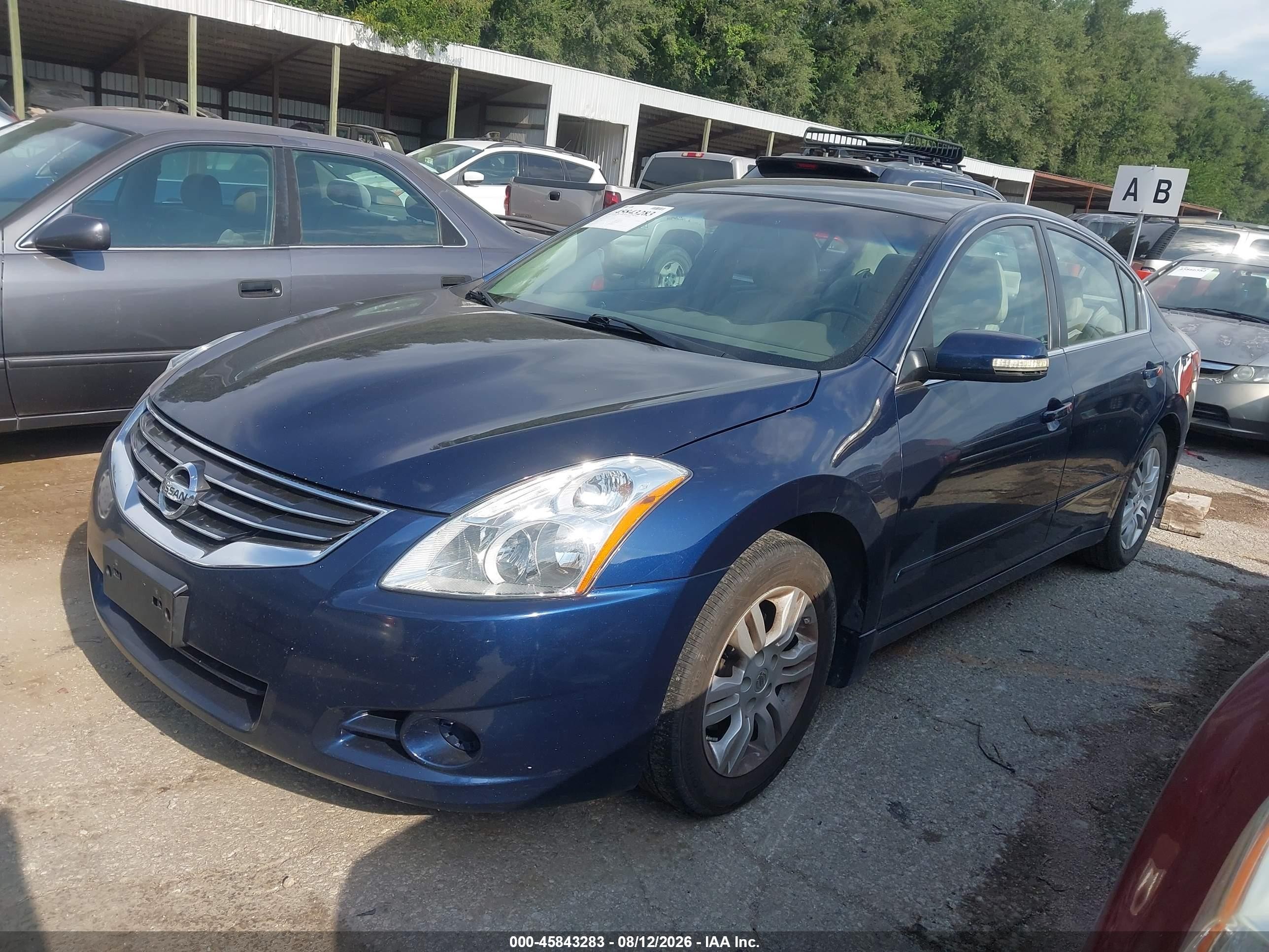 2012 Nissan Altima 2.5 S Blue vin: 1N4AL2AP3CN555248