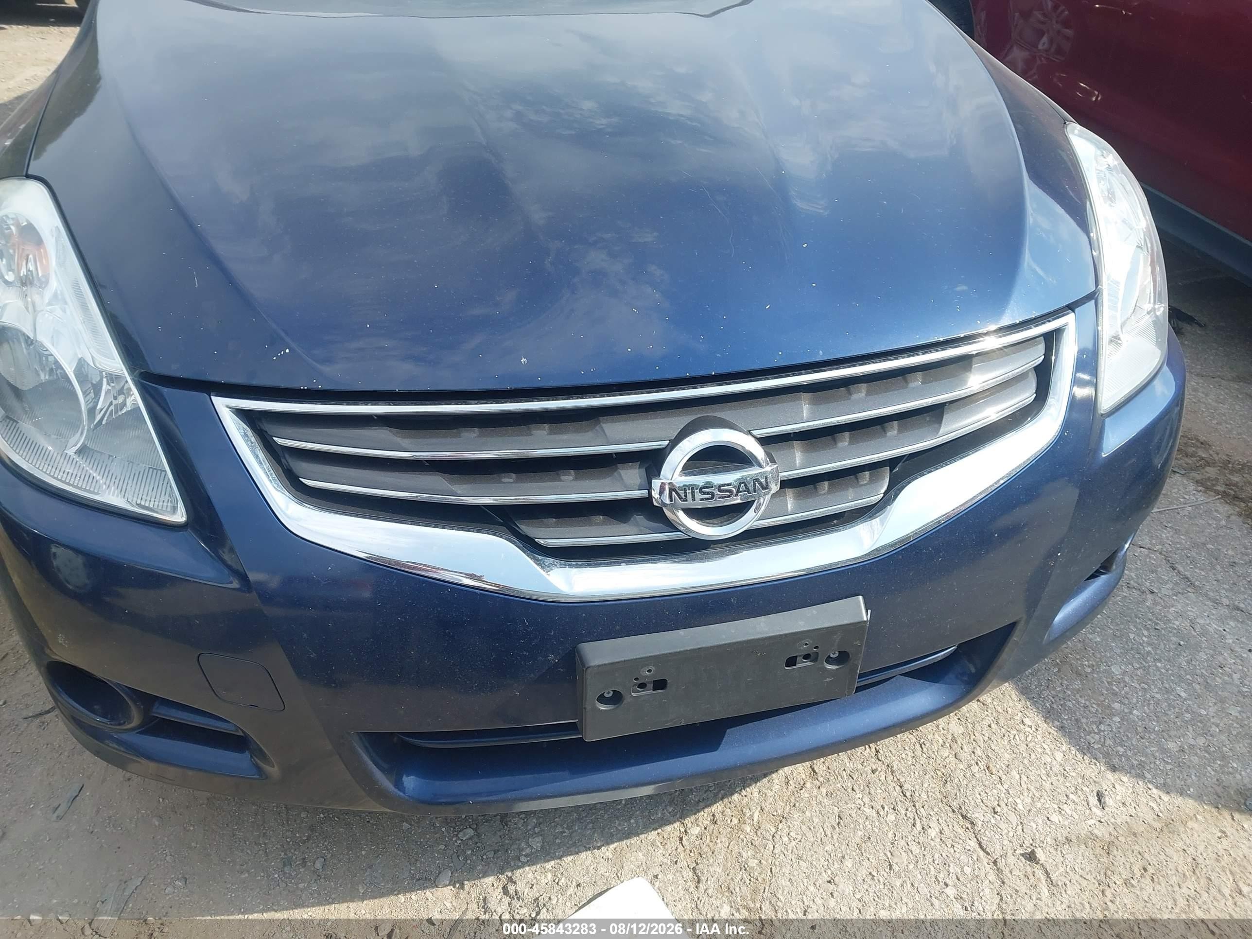 2012 Nissan Altima 2.5 S Blue vin: 1N4AL2AP3CN555248