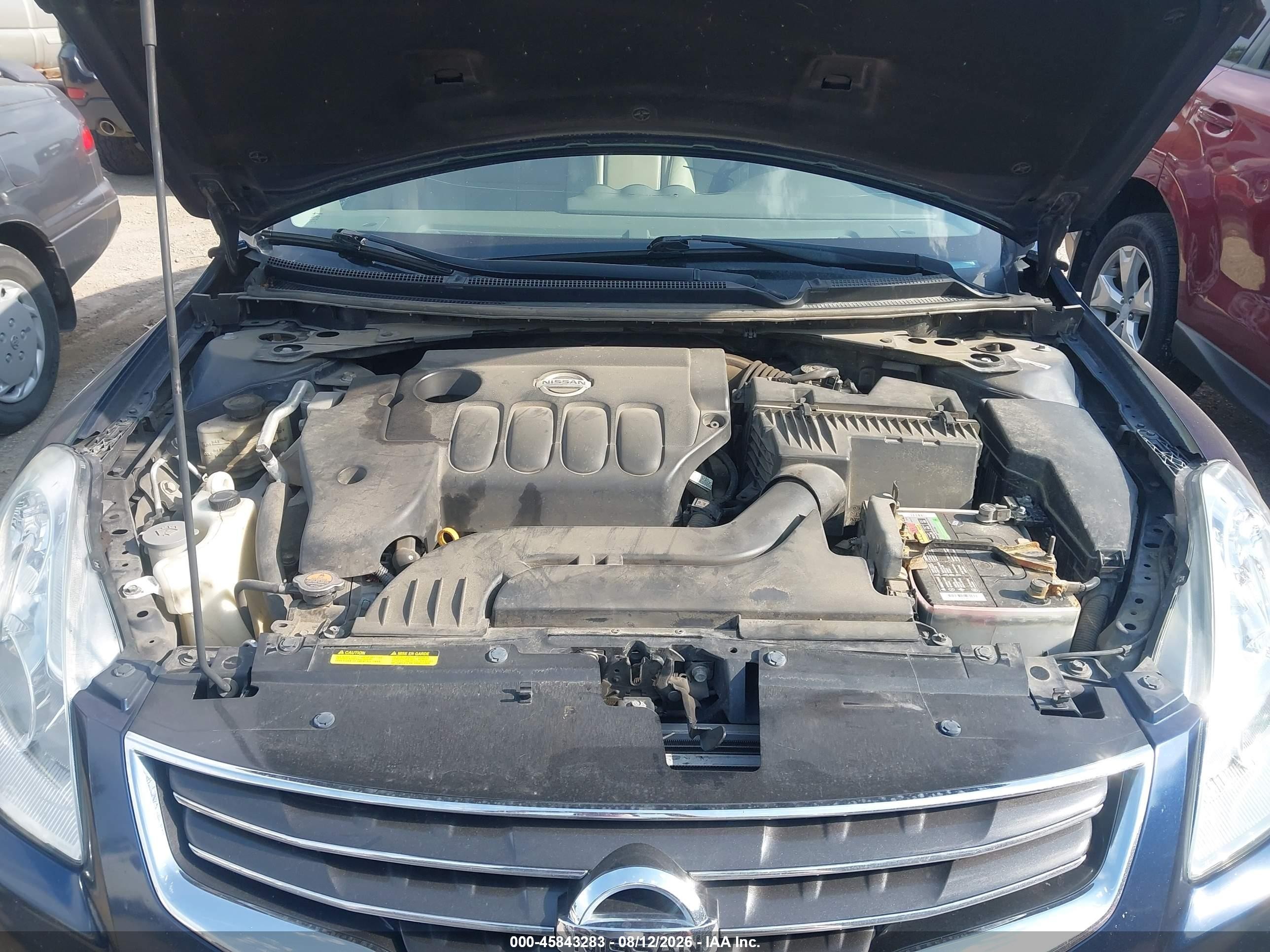 2012 Nissan Altima 2.5 S Blue vin: 1N4AL2AP3CN555248