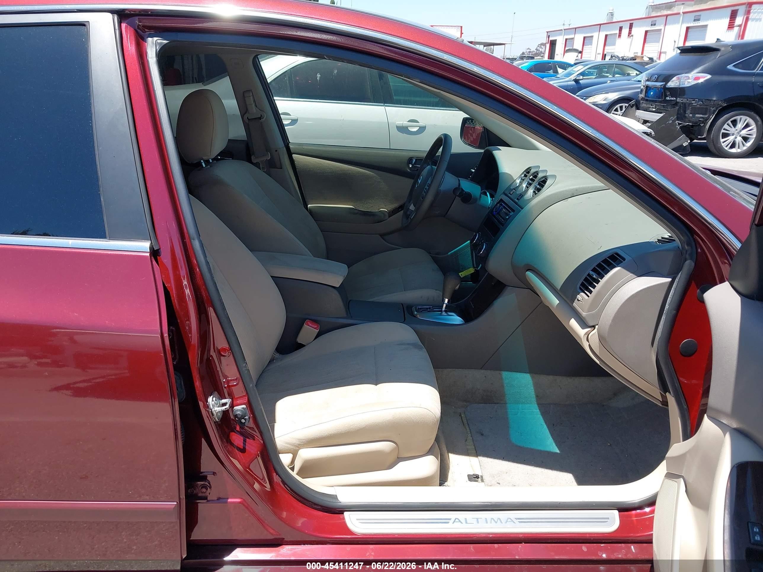 2012 Nissan Altima 2.5 S Red vin: 1N4AL2AP3CN568730