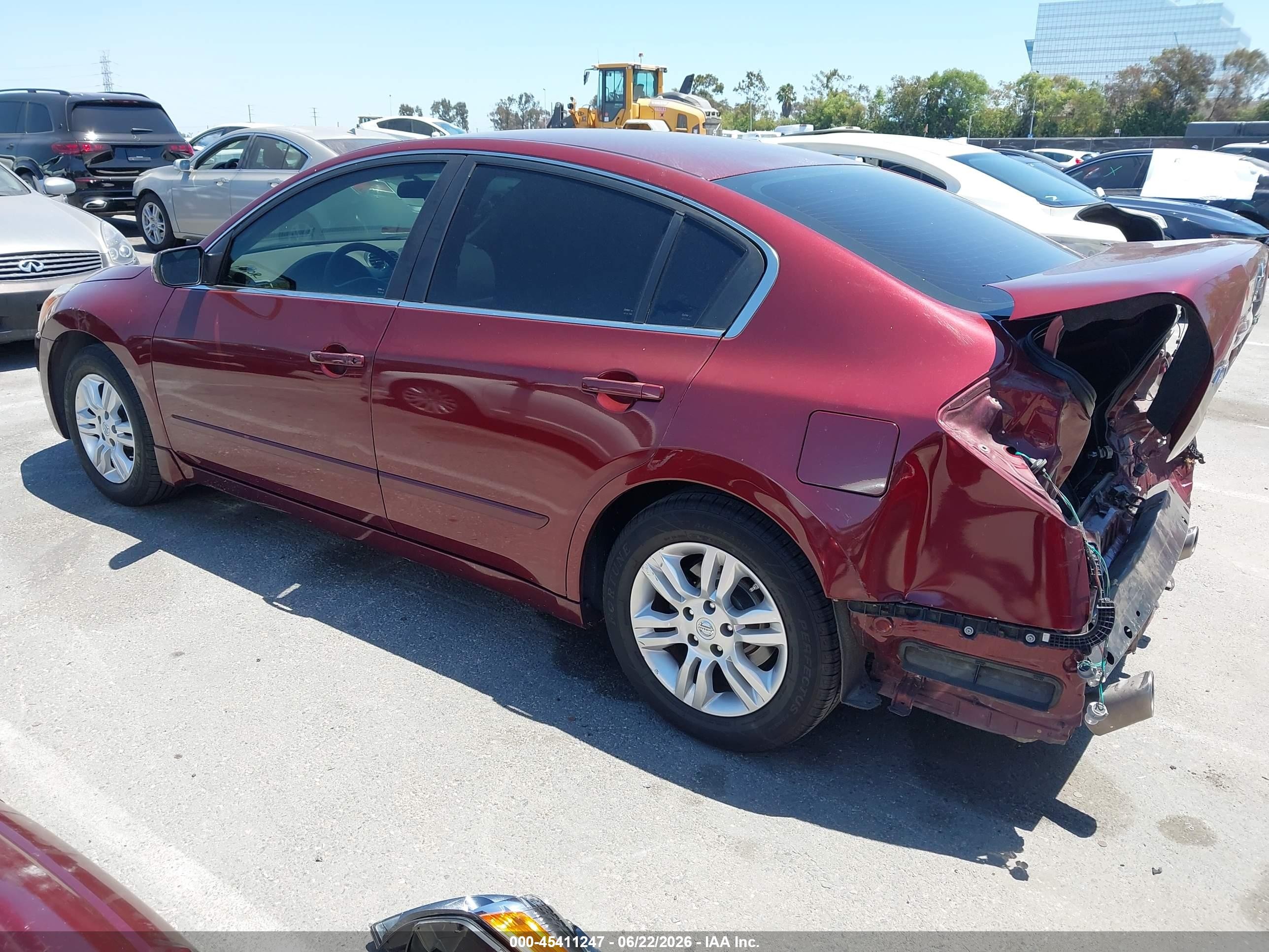 2012 Nissan Altima 2.5 S Red vin: 1N4AL2AP3CN568730