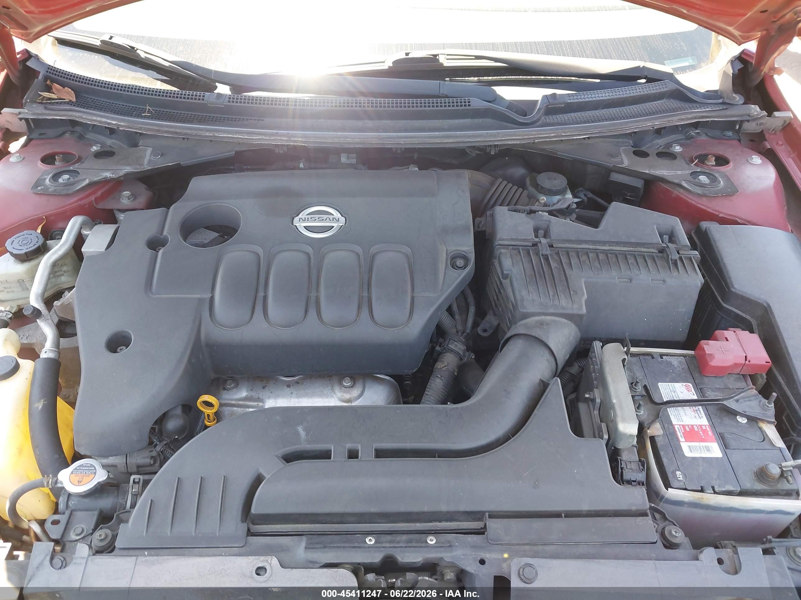 2012 Nissan Altima 2.5 S Red vin: 1N4AL2AP3CN568730