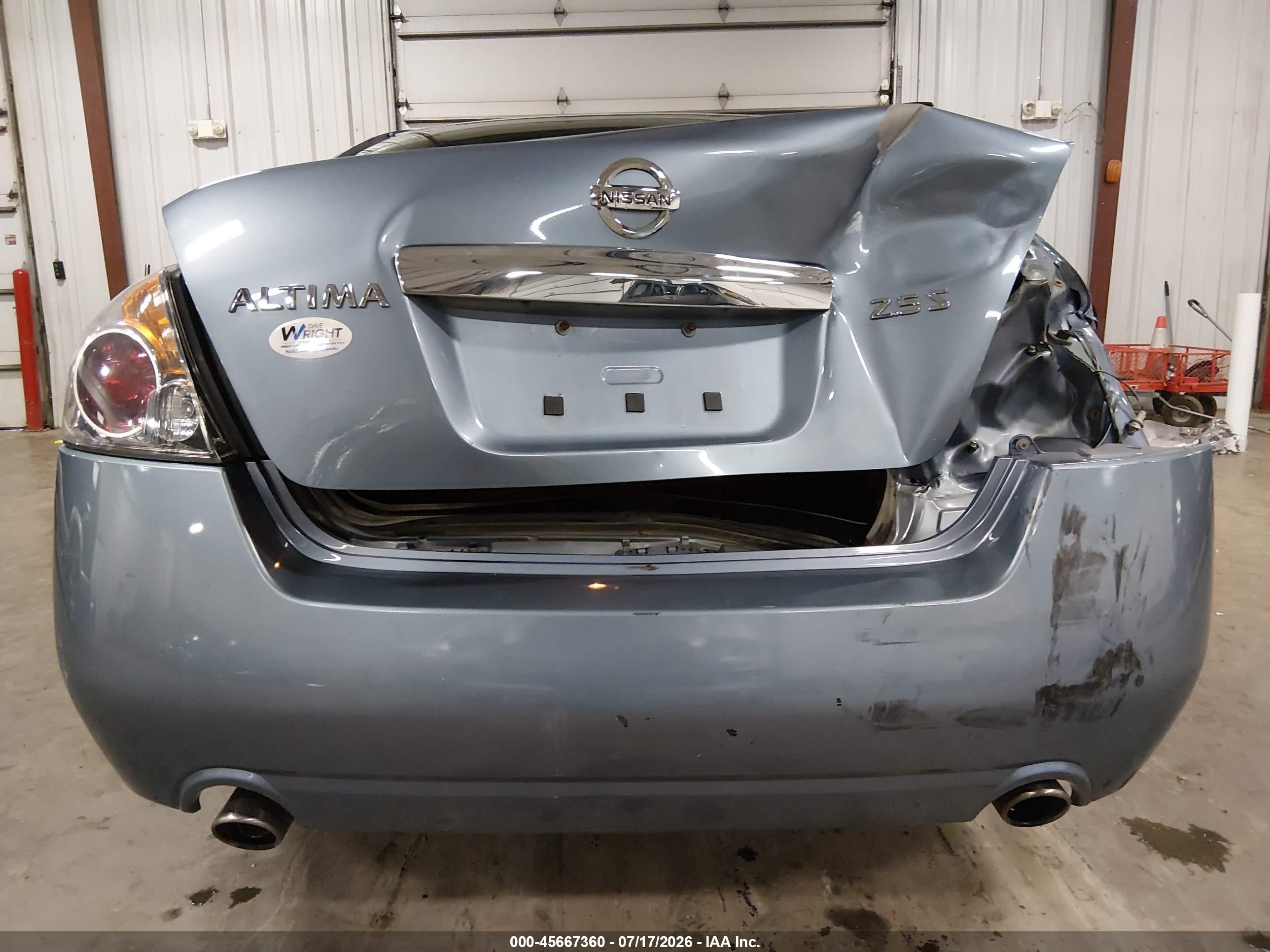 2010 Nissan Altima 2.5 S Синий vin: 1N4AL2AP4AC178695