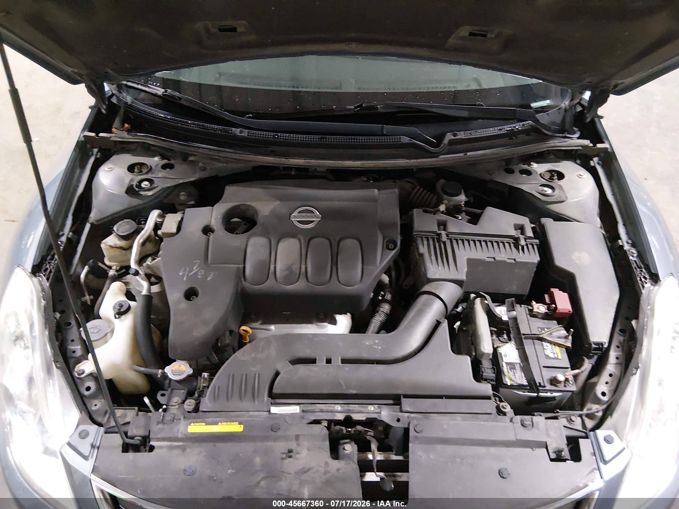 2010 Nissan Altima 2.5 S Синий vin: 1N4AL2AP4AC178695