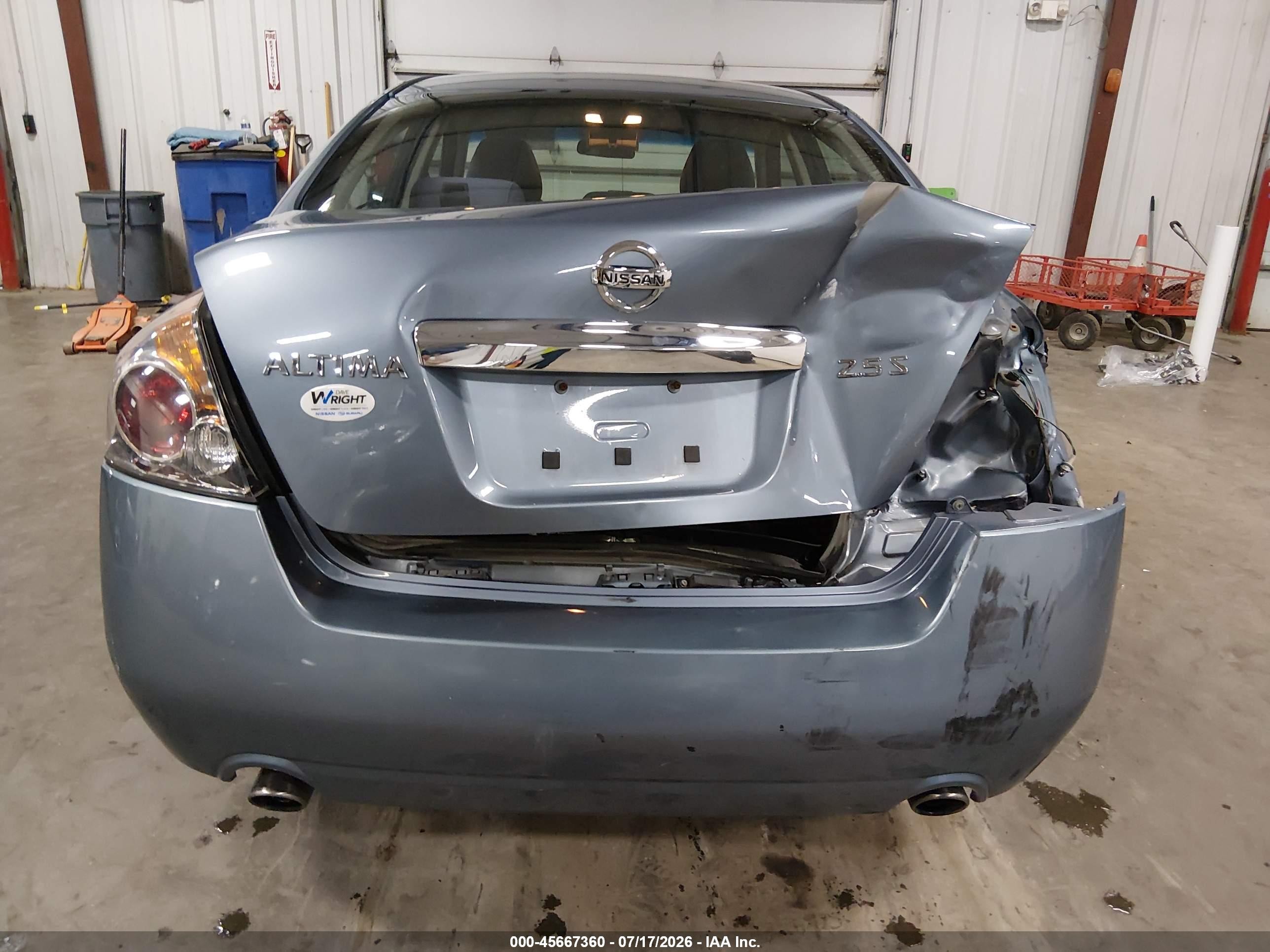 2010 Nissan Altima 2.5 S Синий vin: 1N4AL2AP4AC178695