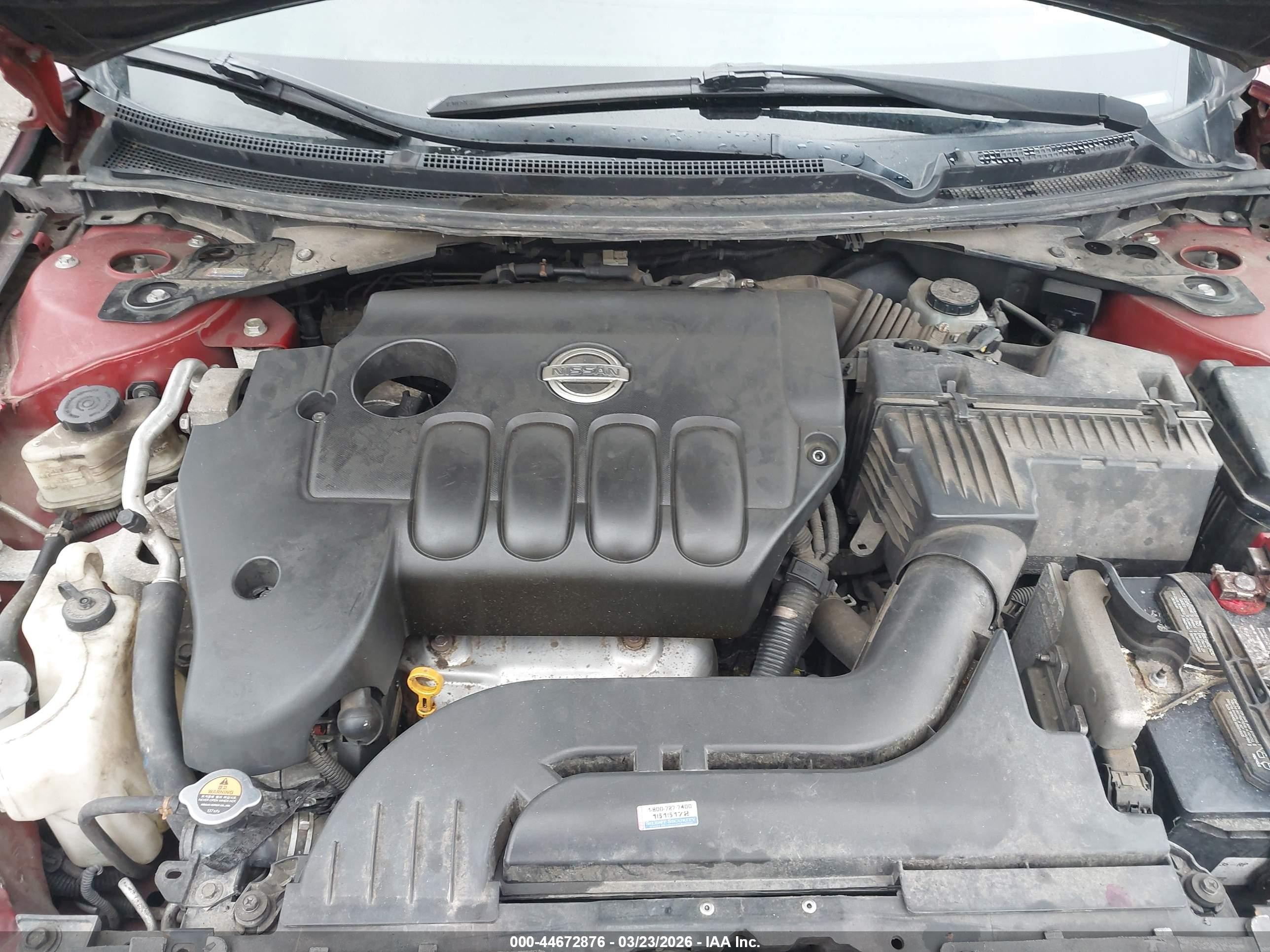 2010 Nissan Altima 2.5 S Maroon vin: 1N4AL2AP4AC193102