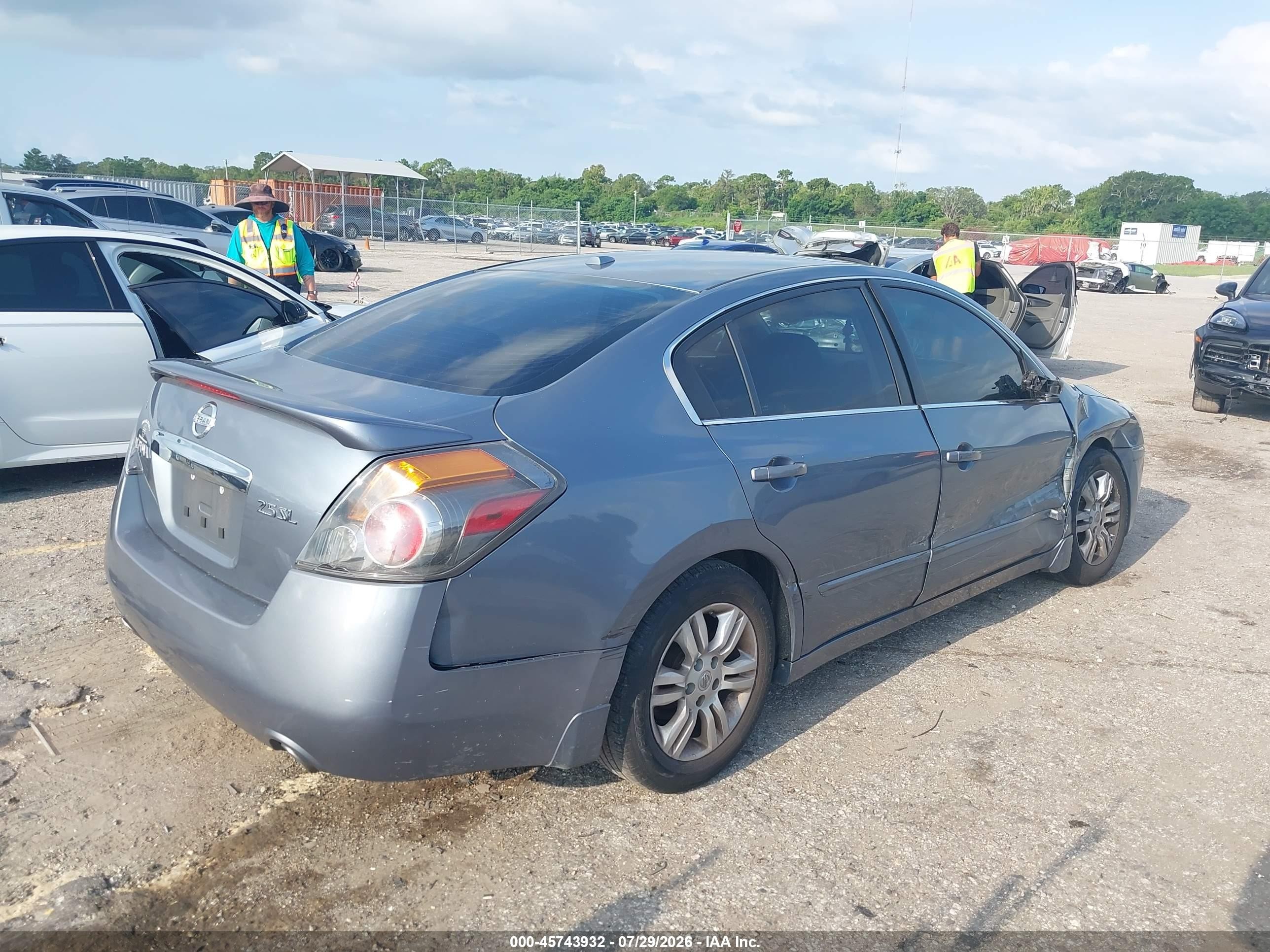 2010 Nissan Altima 2.5 S Blue vin: 1N4AL2AP4AN410488