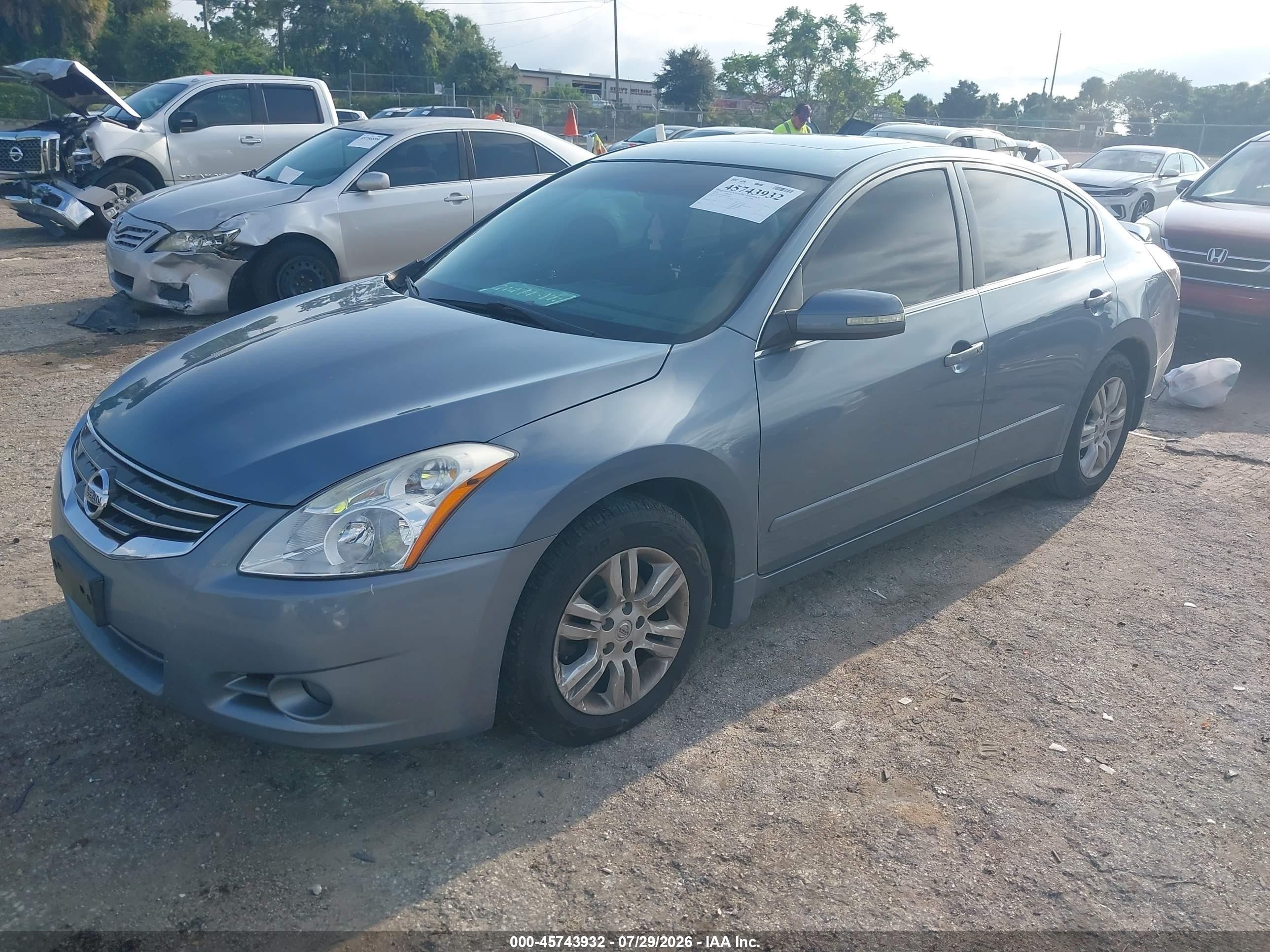 2010 Nissan Altima 2.5 S Blue vin: 1N4AL2AP4AN410488