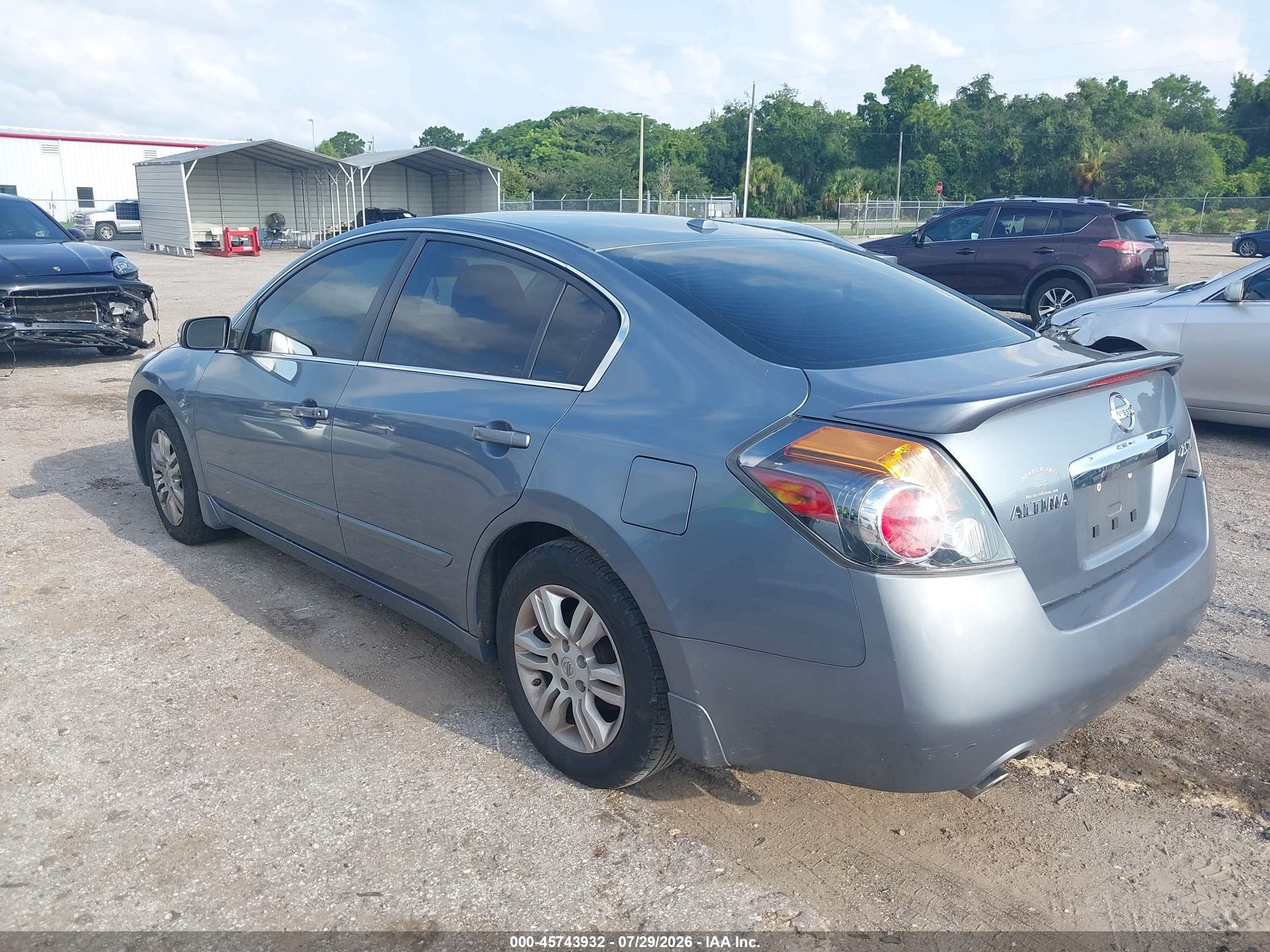 2010 Nissan Altima 2.5 S Blue vin: 1N4AL2AP4AN410488