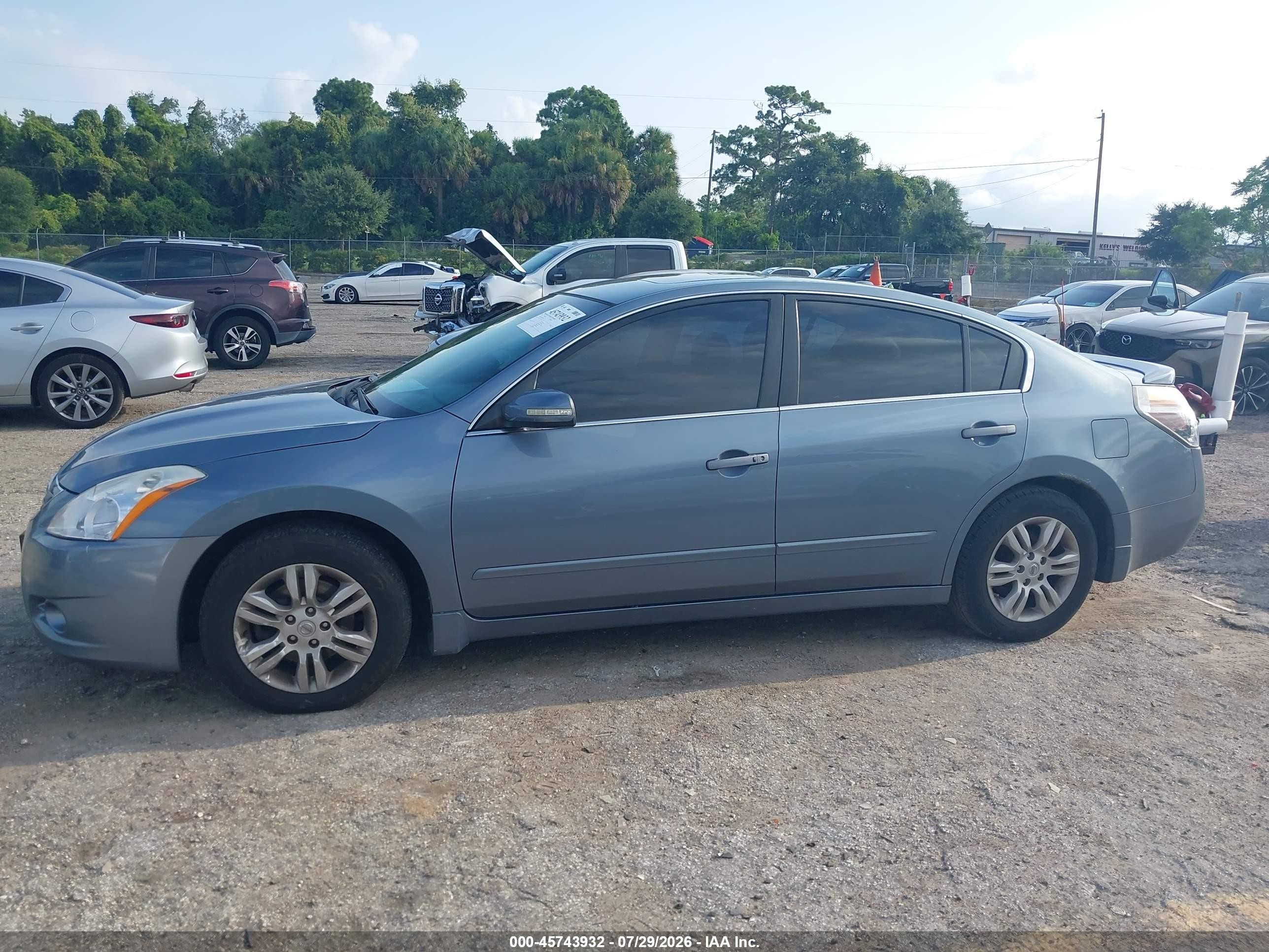 2010 Nissan Altima 2.5 S Blue vin: 1N4AL2AP4AN410488