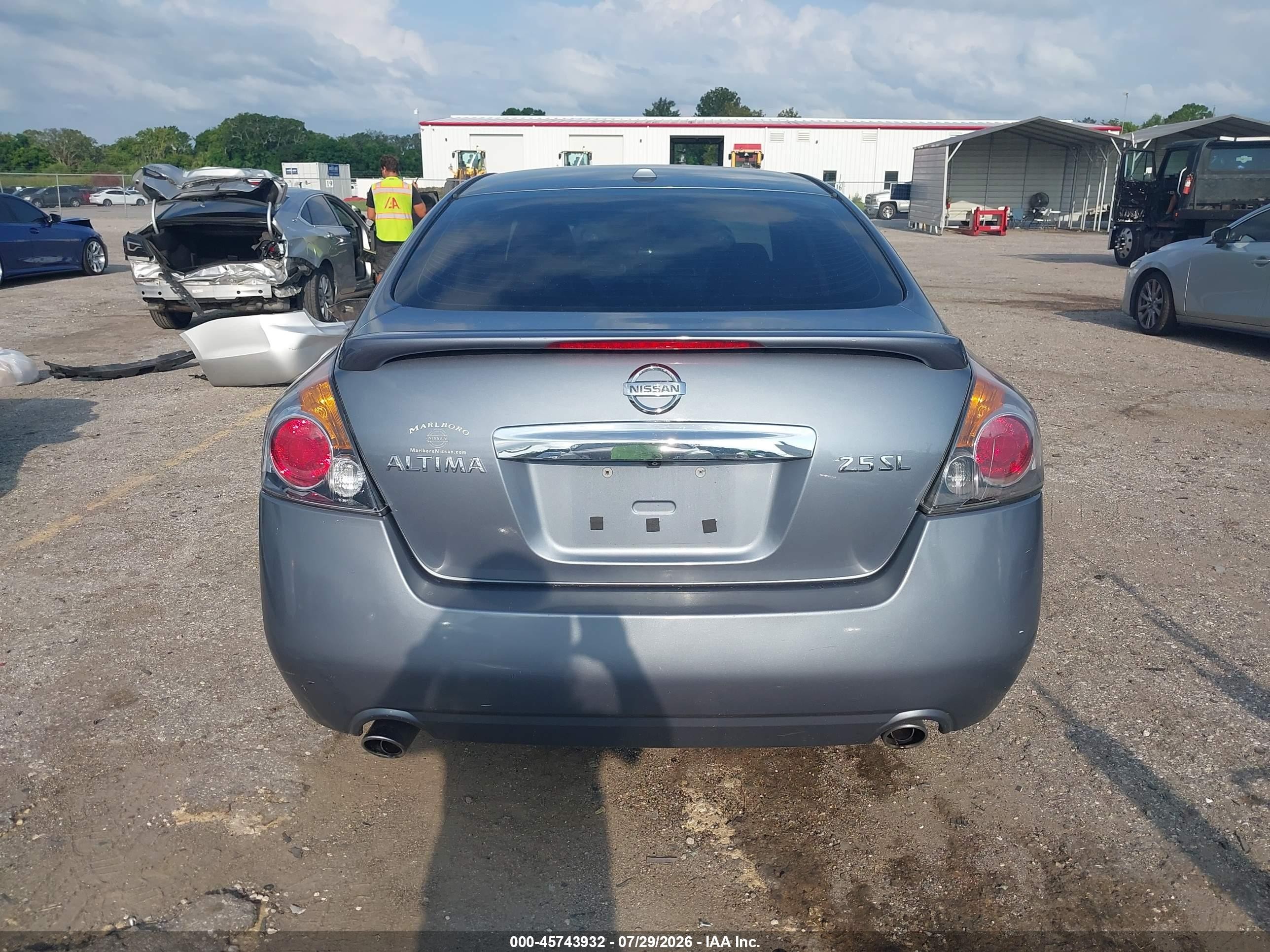 2010 Nissan Altima 2.5 S Blue vin: 1N4AL2AP4AN410488