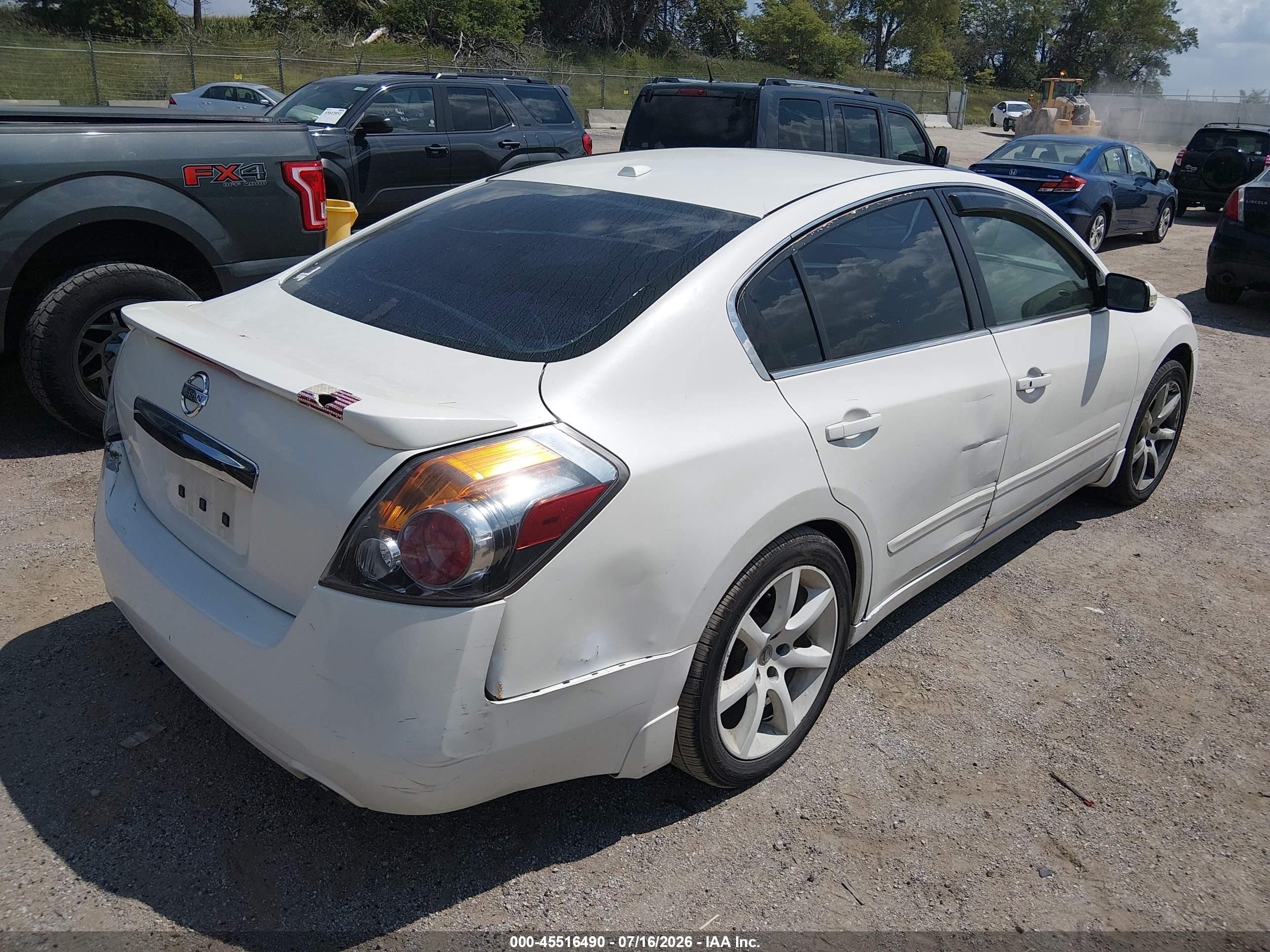 2010 Nissan Altima 2.5 S White vin: 1N4AL2AP4AN413729