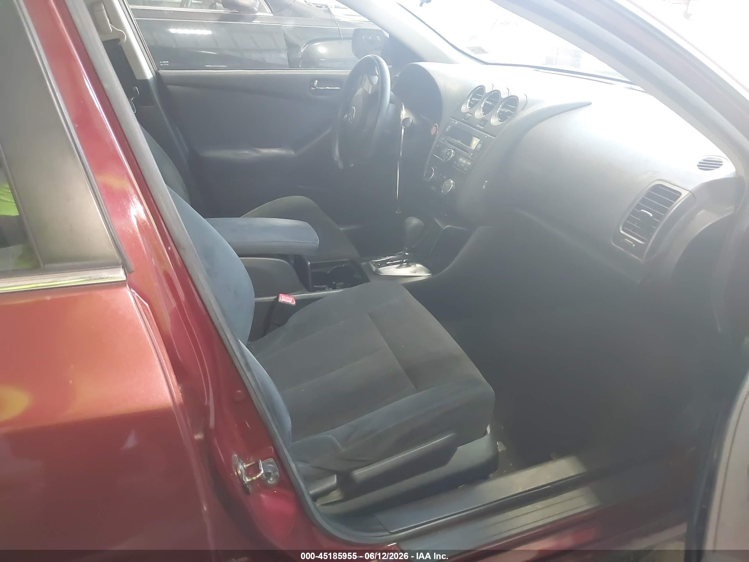 2010 Nissan Altima 2.5 S Burgundy vin: 1N4AL2AP4AN430238