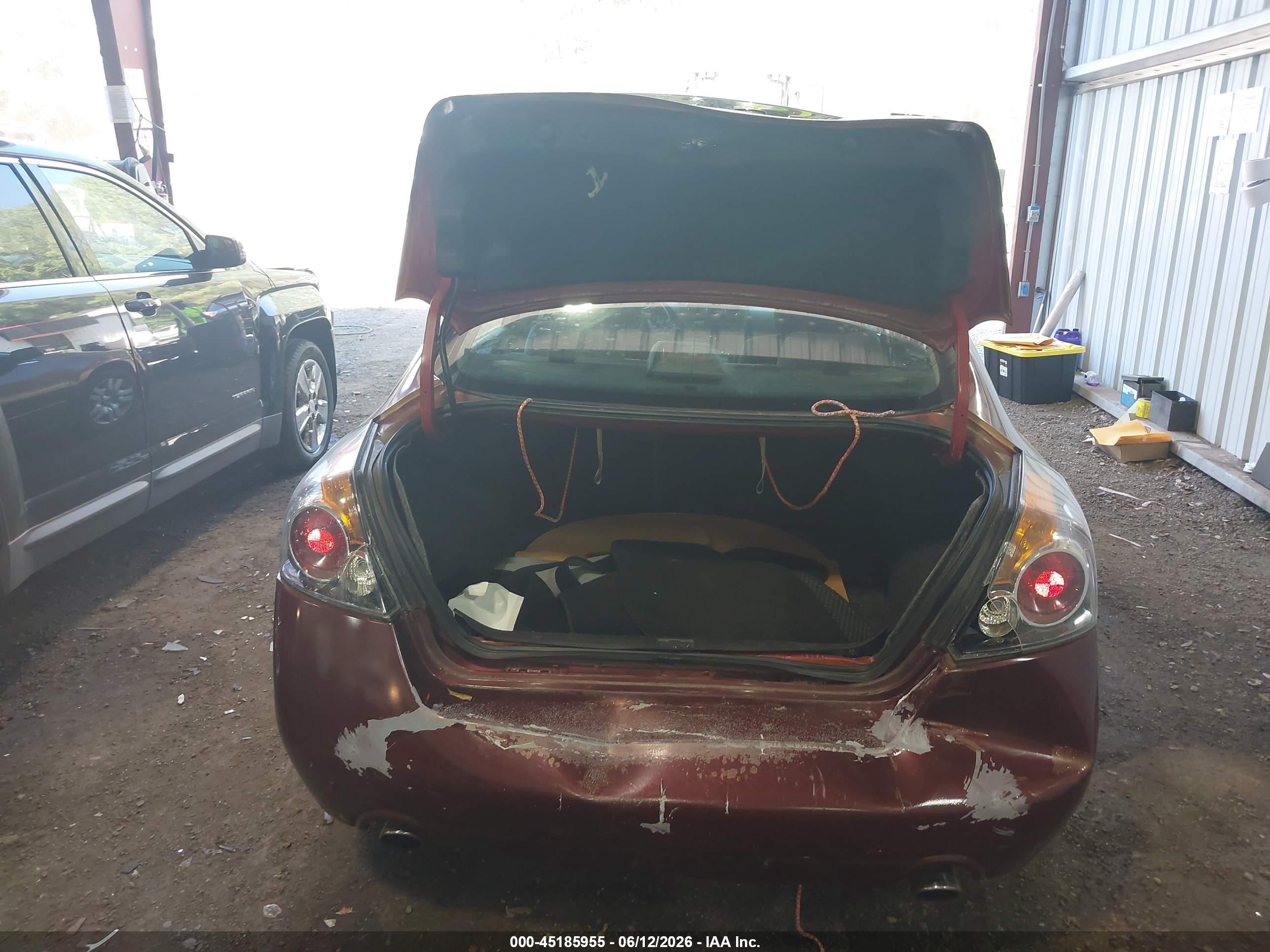2010 Nissan Altima 2.5 S Burgundy vin: 1N4AL2AP4AN430238