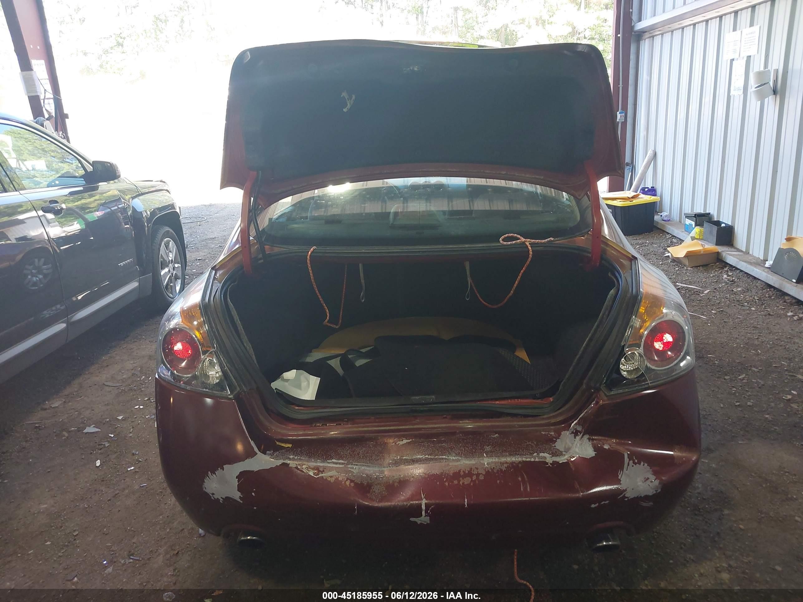 2010 Nissan Altima 2.5 S Burgundy vin: 1N4AL2AP4AN430238
