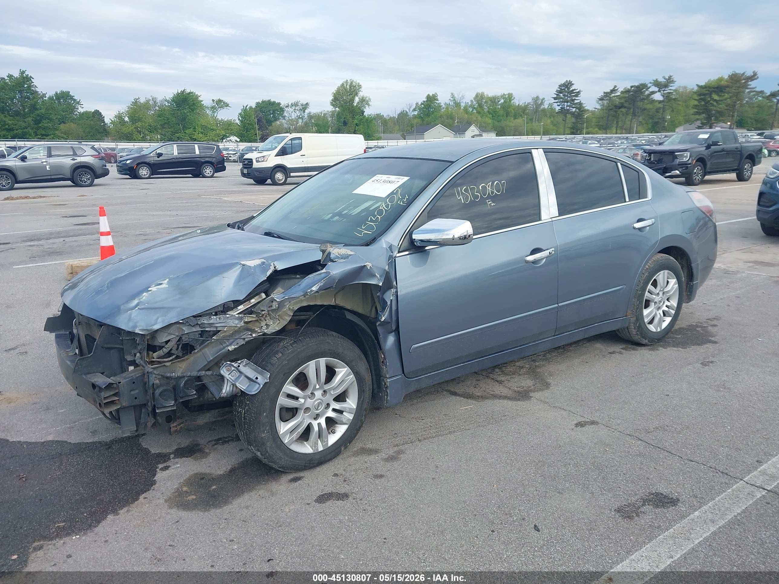 2010 Nissan Altima 2.5 S Light Blue vin: 1N4AL2AP4AN446617