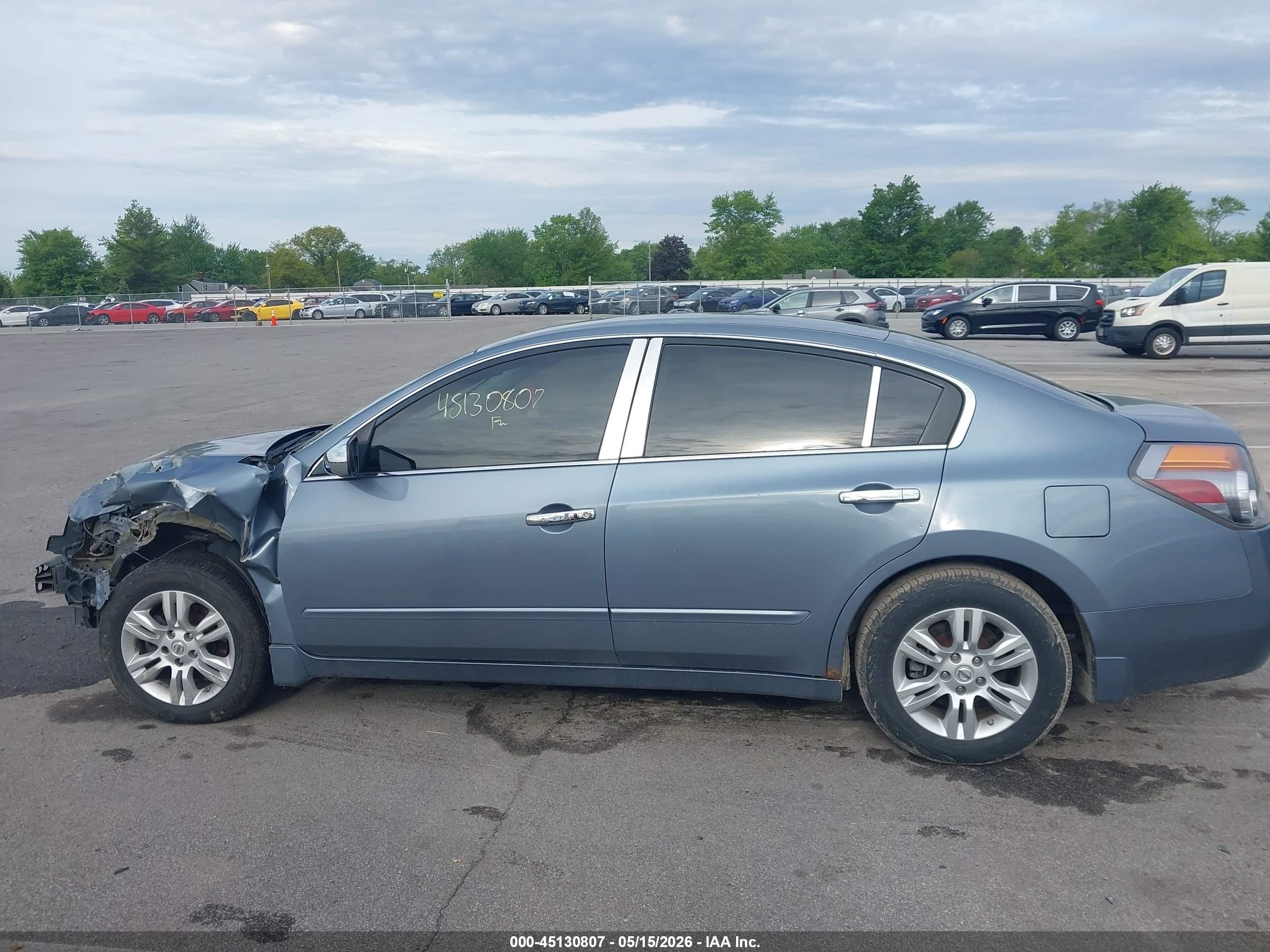 2010 Nissan Altima 2.5 S Light Blue vin: 1N4AL2AP4AN446617