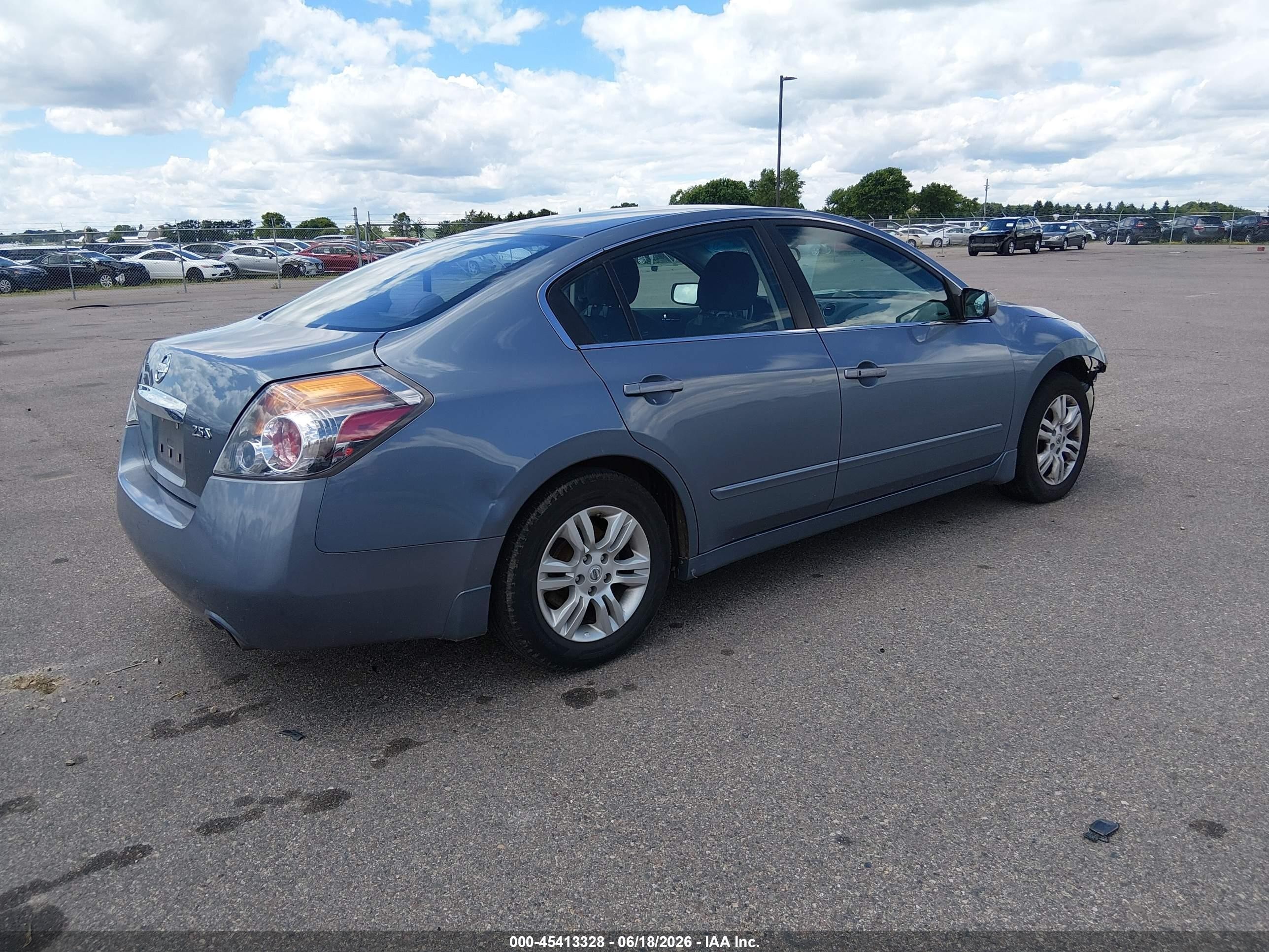 2010 Nissan Altima 2.5 S Blue vin: 1N4AL2AP4AN457150