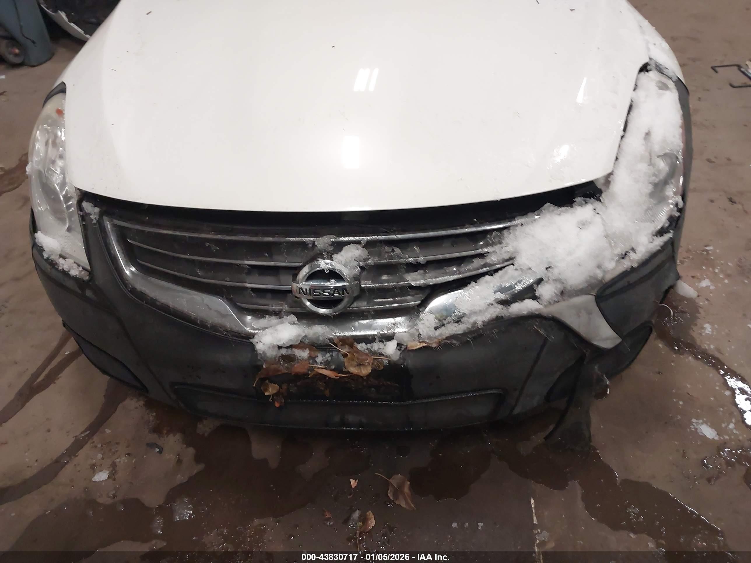 2010 Nissan Altima 2.5 S White vin: 1N4AL2AP4AN457245