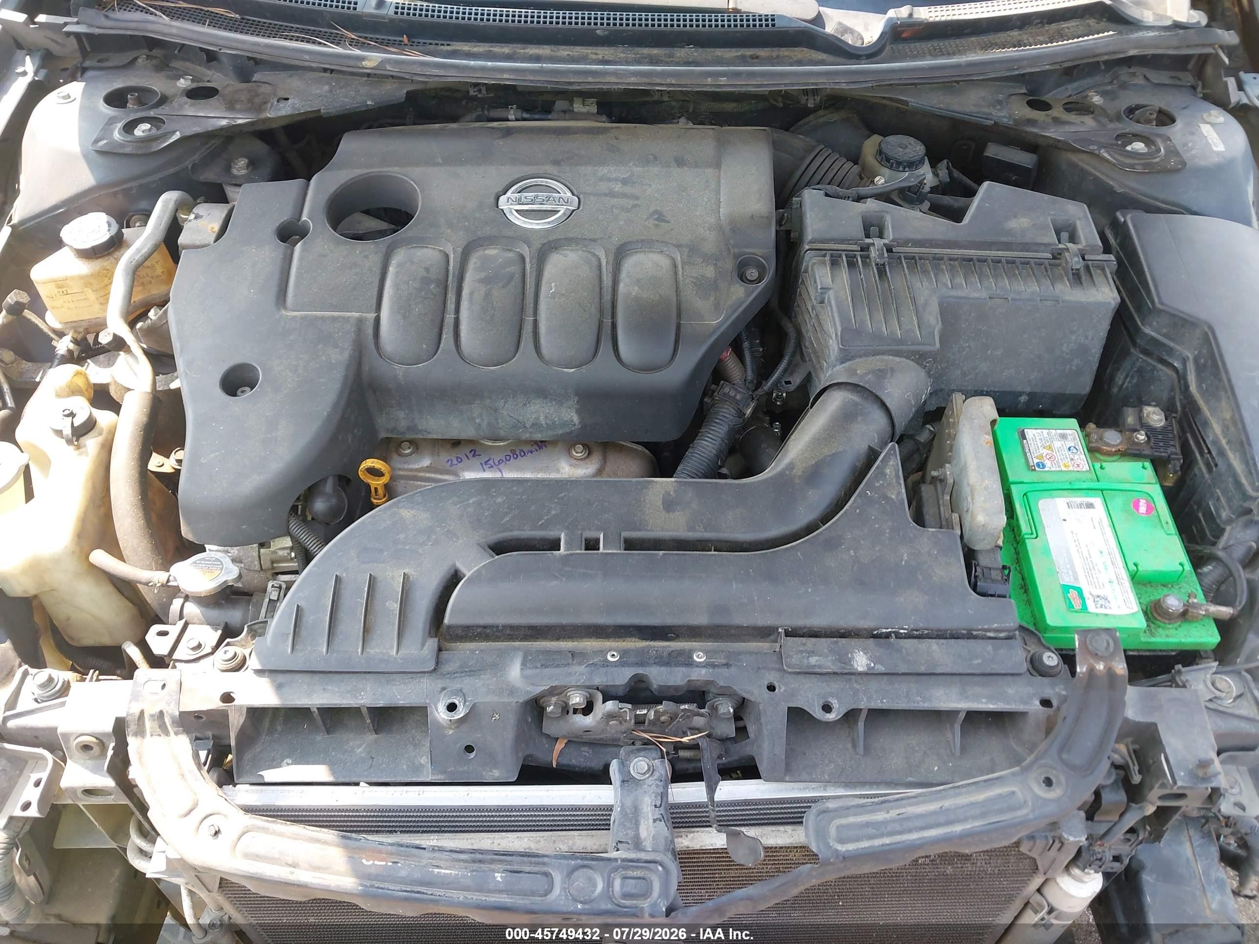 2010 Nissan Altima 2.5 S Серый vin: 1N4AL2AP4AN476720