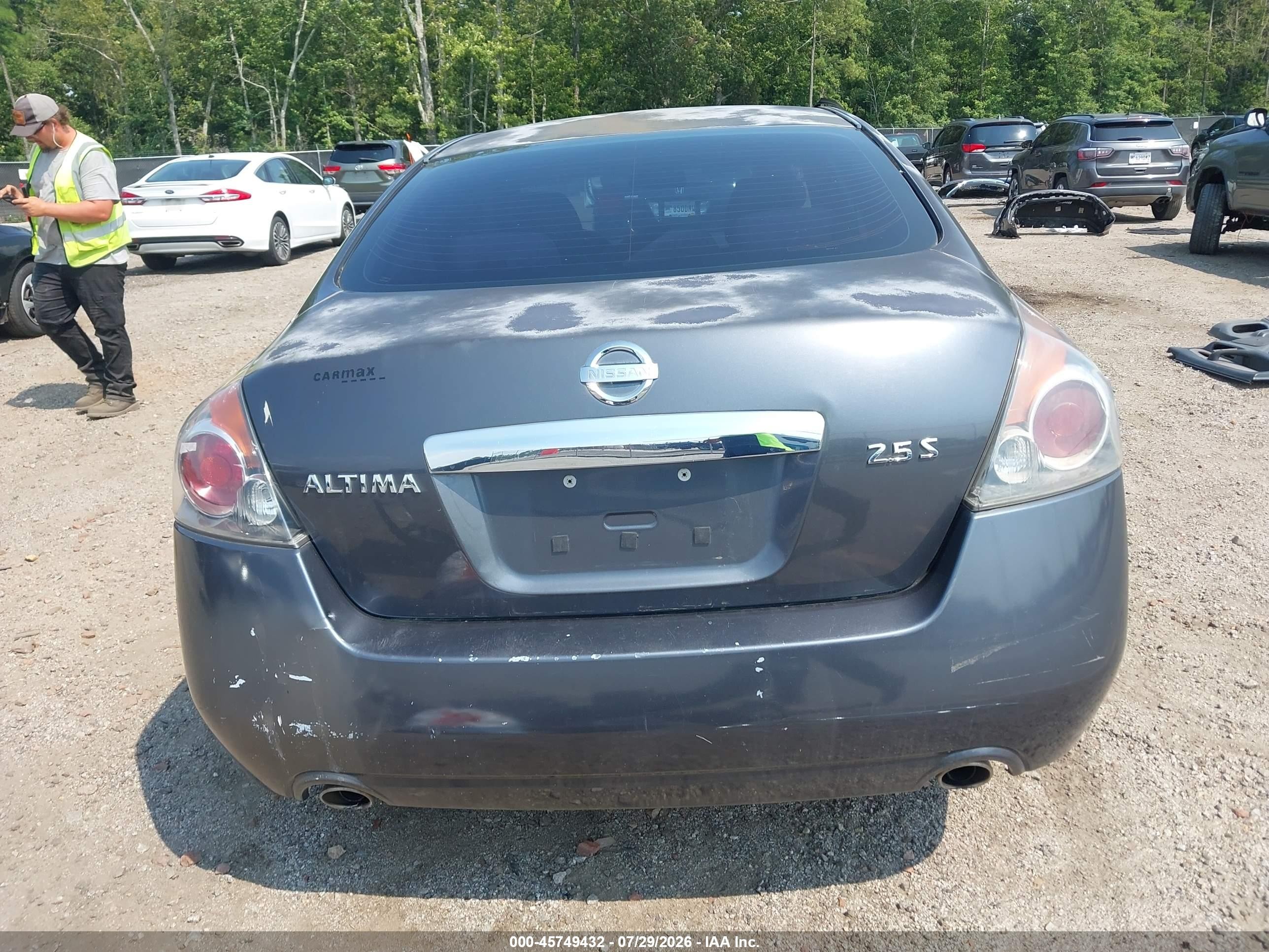2010 Nissan Altima 2.5 S Серый vin: 1N4AL2AP4AN476720