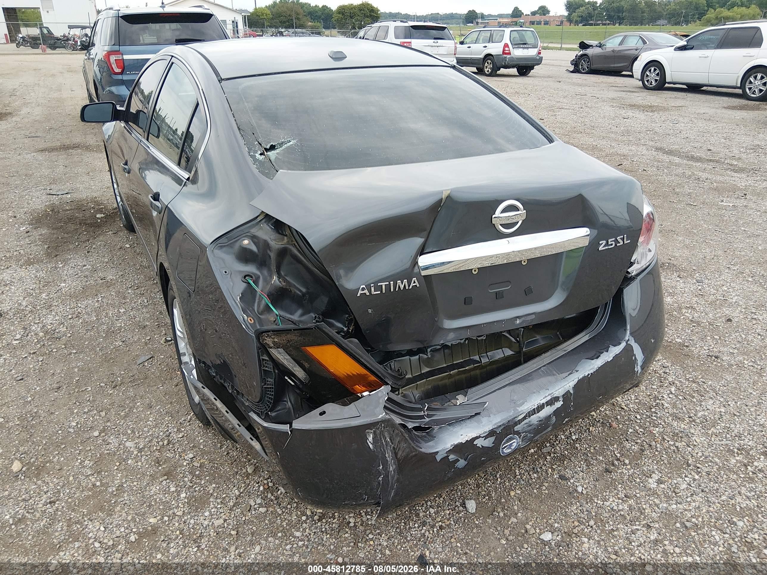2010 Nissan Altima 2.5 S Gray vin: 1N4AL2AP4AN482890